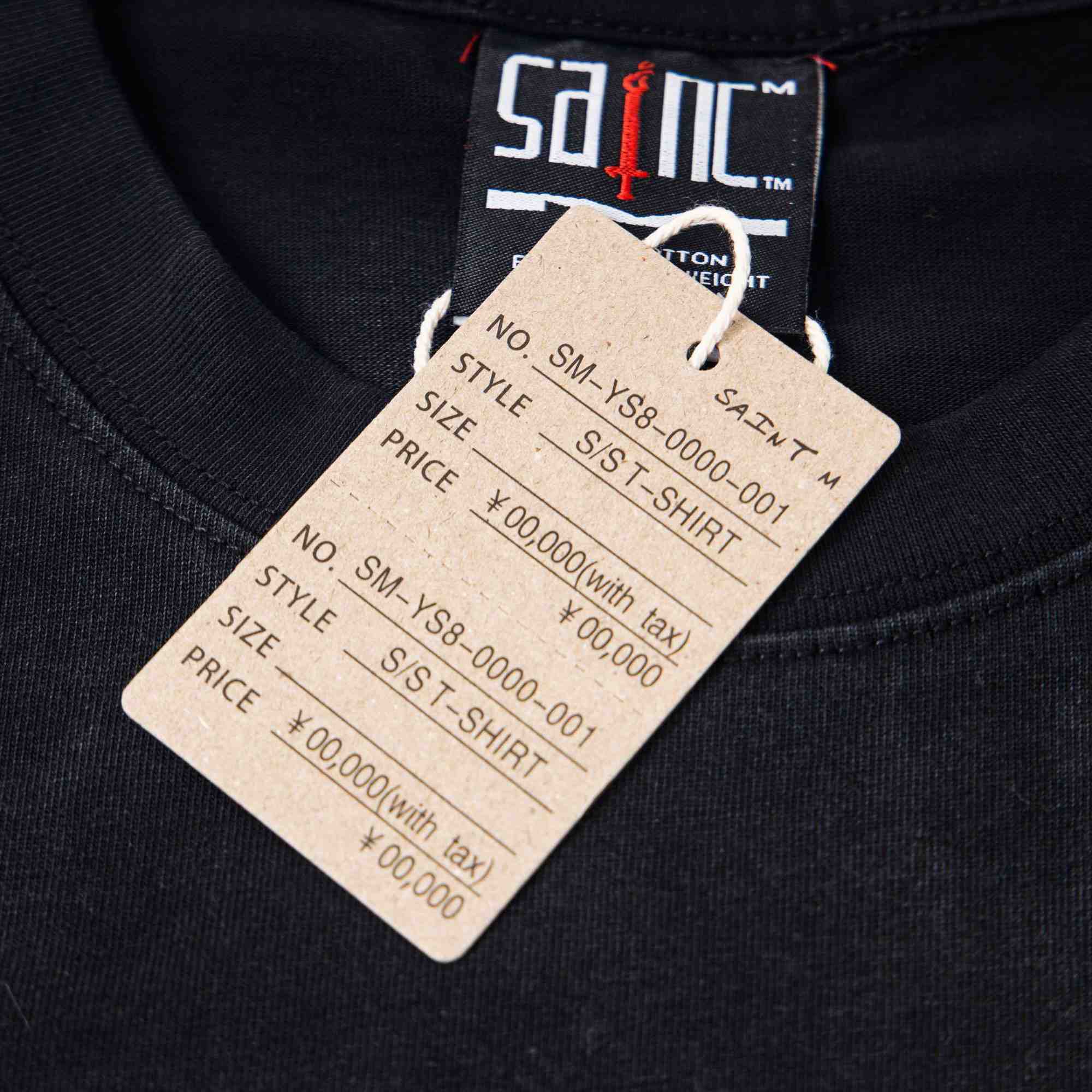 Saint Michael Praise Short-Sleeve Tee 'Black' - DesignerGu