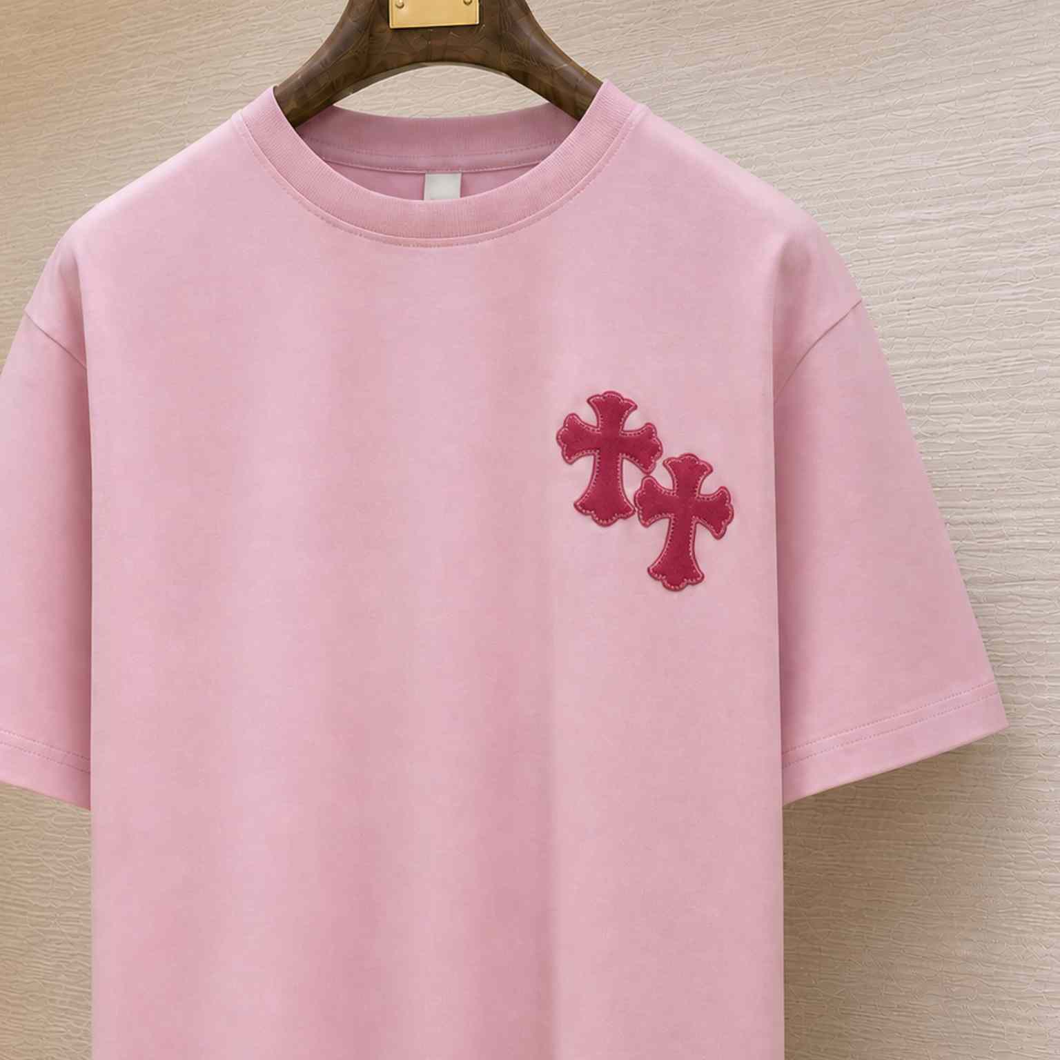 Chrome Hearts  Croce Heart Cross T-shirt - DesignerGu