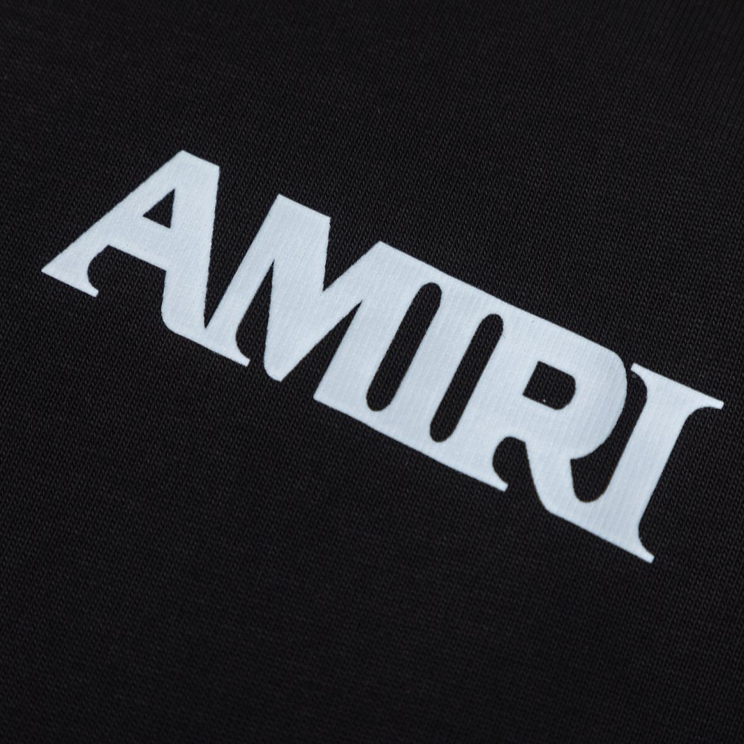 Amiri Sport Tee 'Black' - DesignerGu