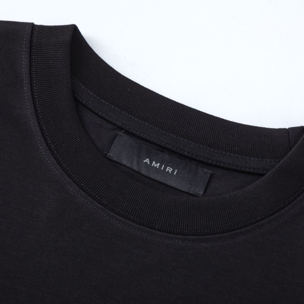 Amiri Sport Tee 'Black' - DesignerGu