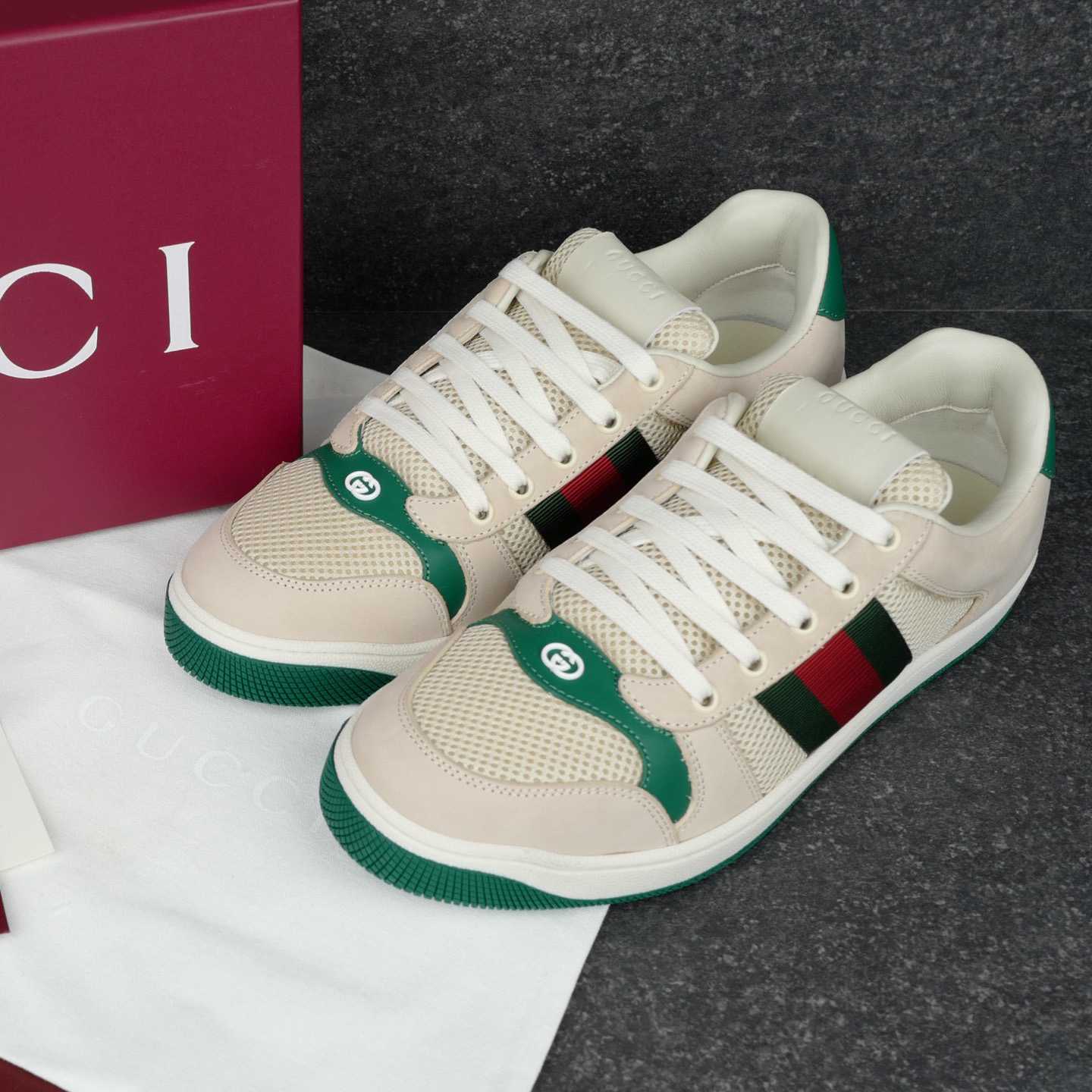 Gucci Screener Sneaker - DesignerGu