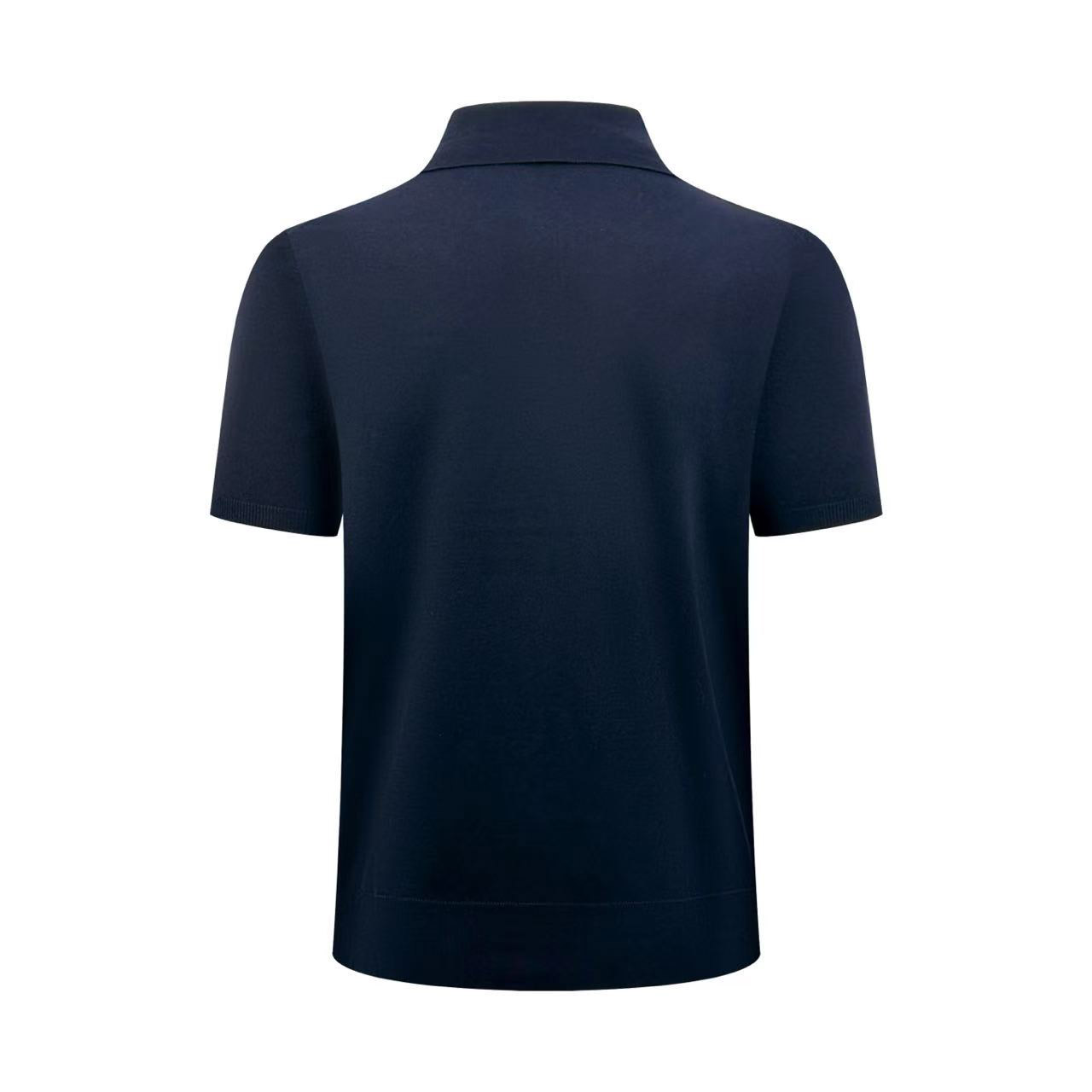 Prada Virgin Wool Polo Sweater - DesignerGu