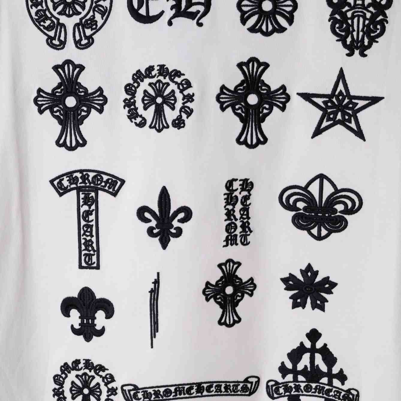 Chrome Hearts  Multi Logo T-Shirt 'White' - DesignerGu
