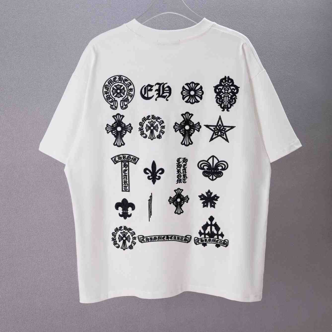 Chrome Hearts  Multi Logo T-Shirt 'White' - DesignerGu