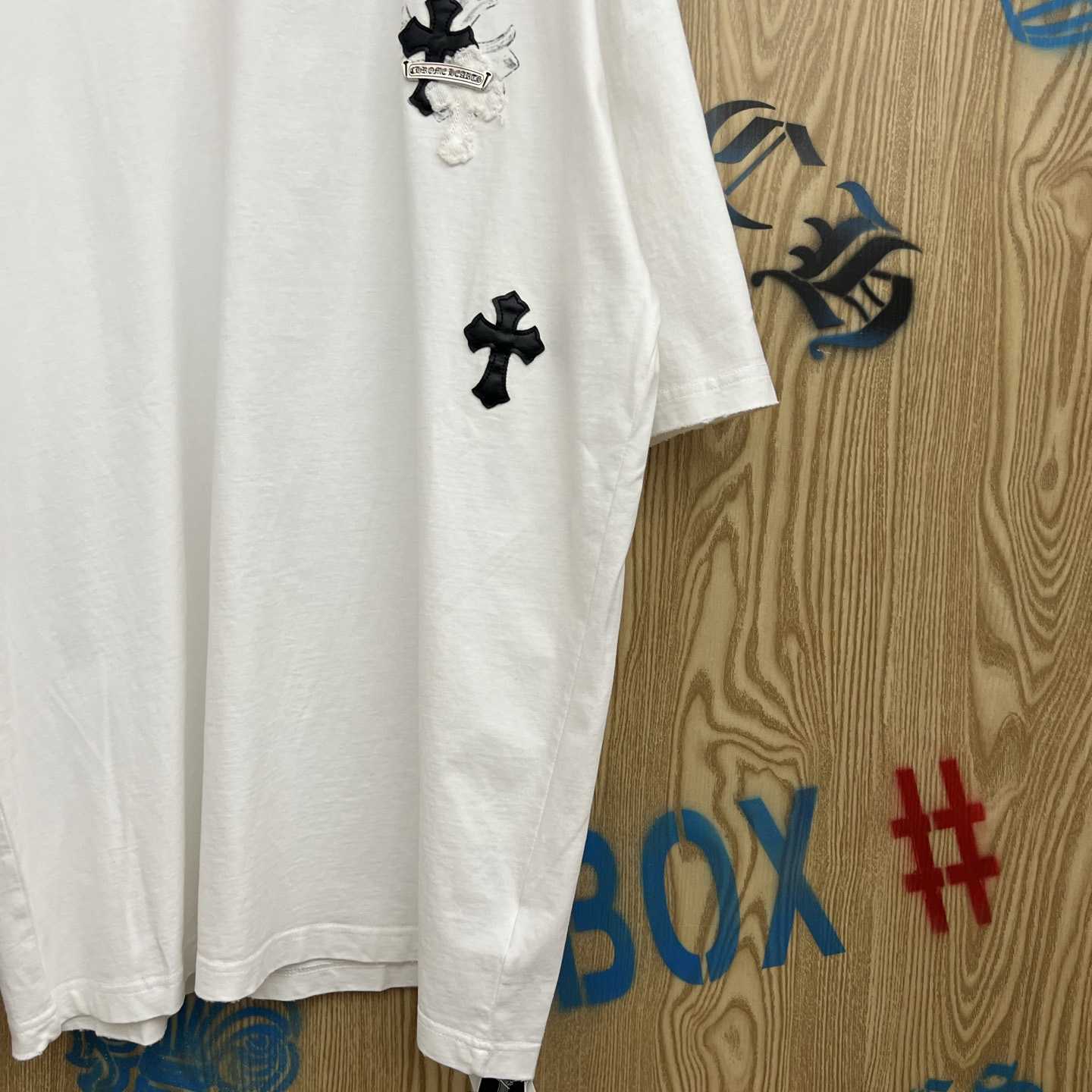 Chrome Hearts Cross Patch T-shirt 'White' - DesignerGu