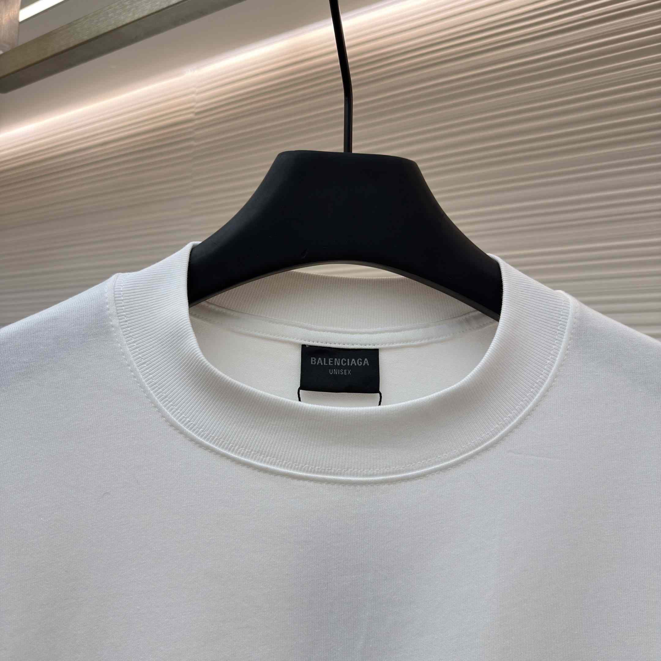 Balenciaga  Nano BB Logo Oversized T-Shirt - DesignerGu