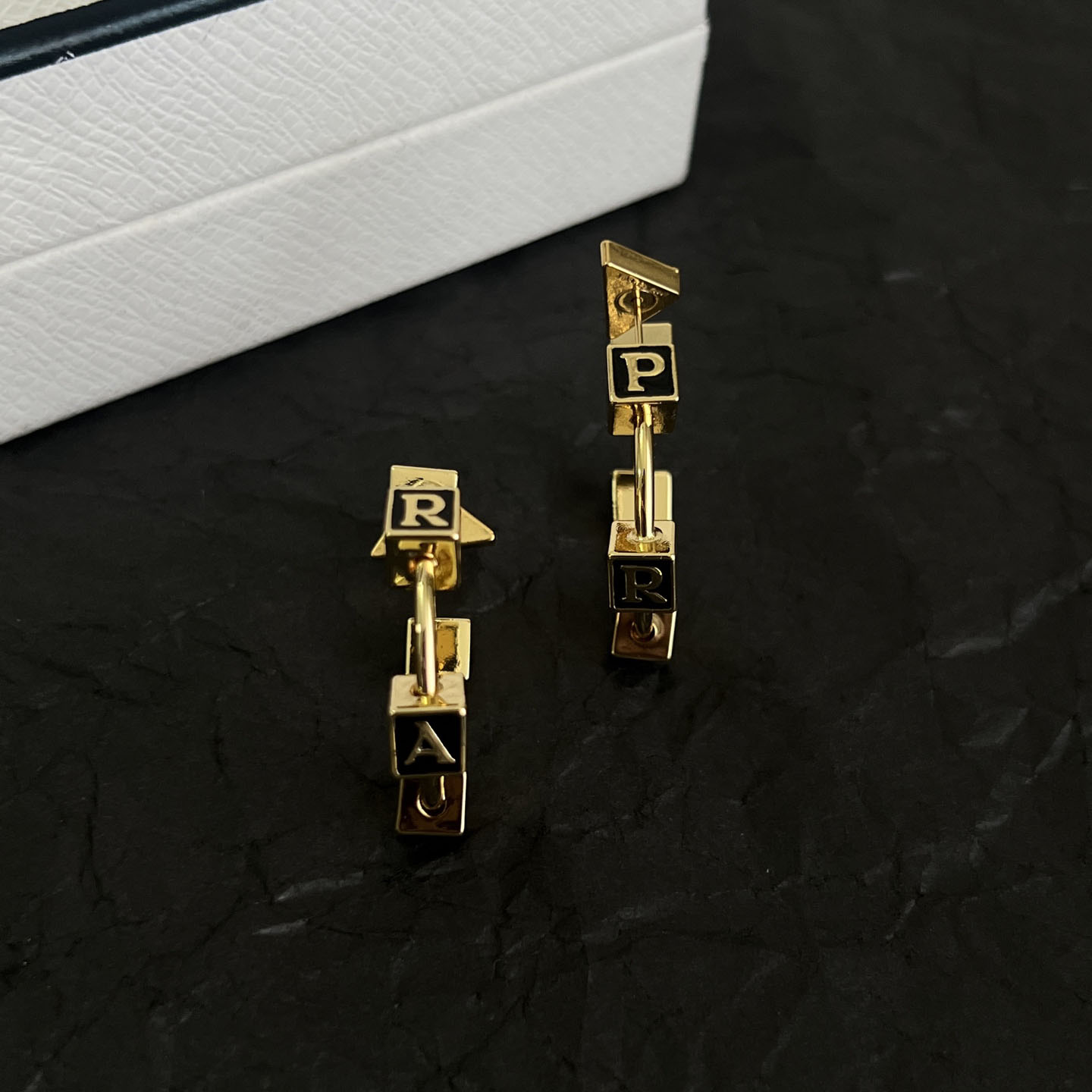 Prada Metal Earrings - DesignerGu