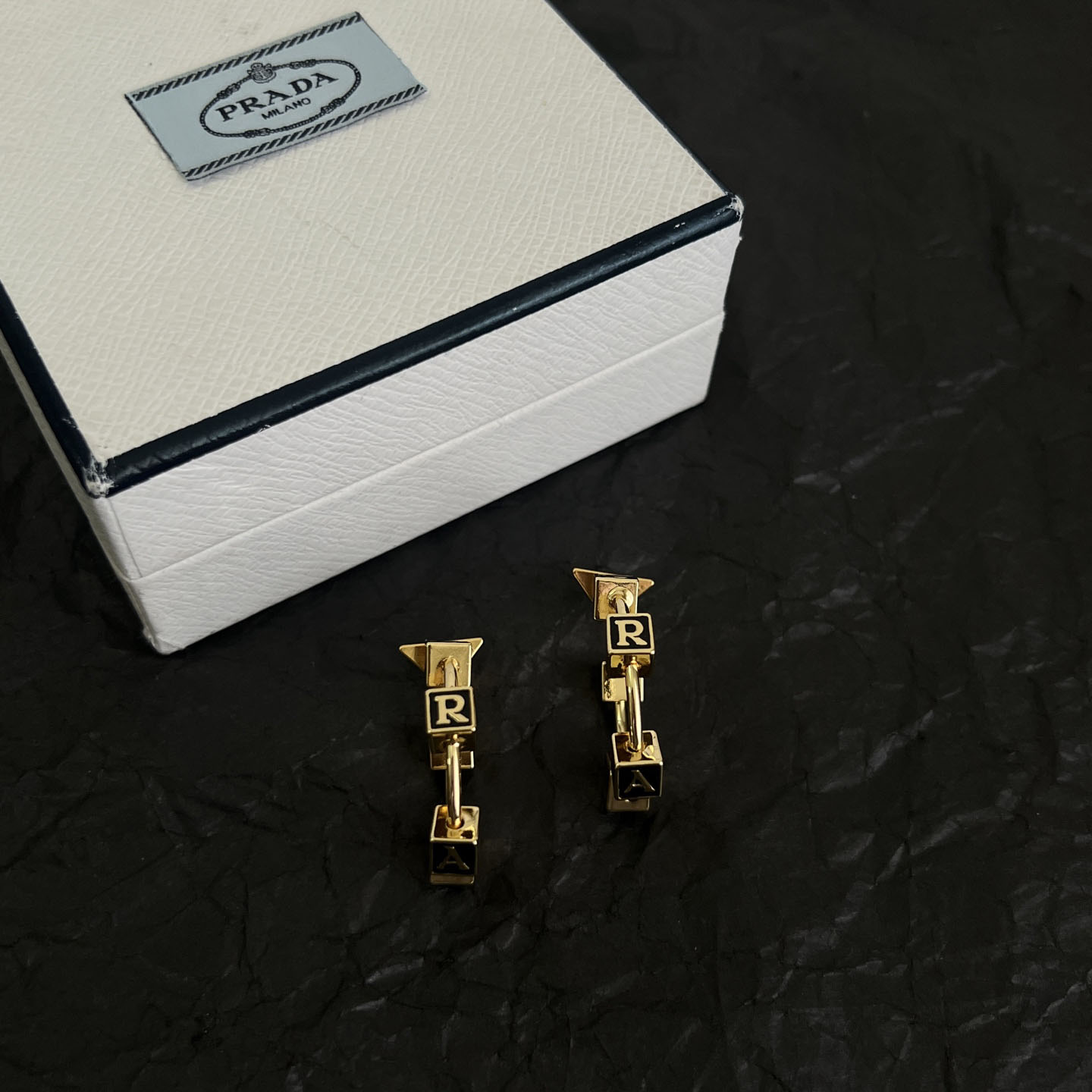 Prada Metal Earrings - DesignerGu