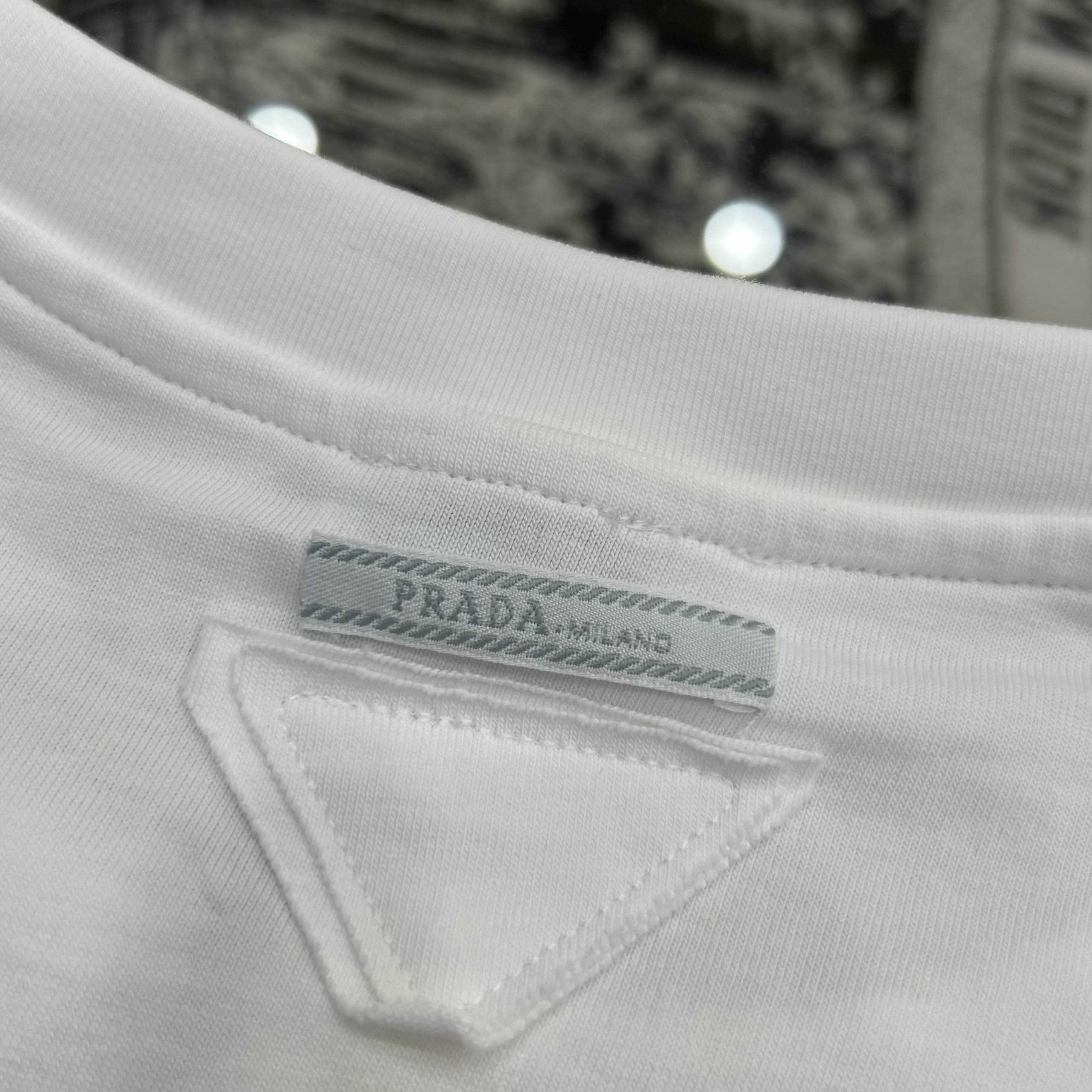 Prada Cotton Jersey T-Shirts - DesignerGu