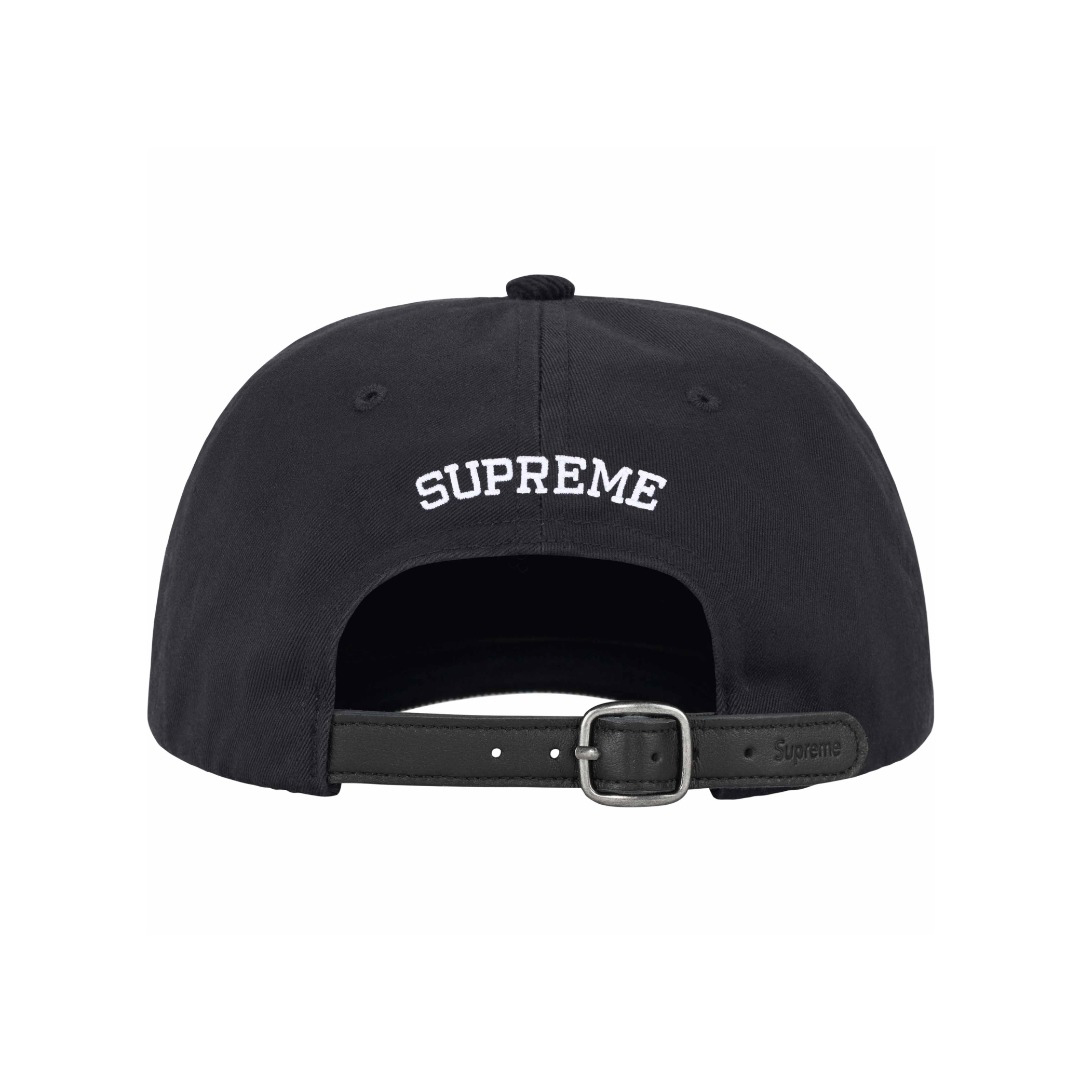 Supreme 2-Tone S Logo 6-Panel 'Black' - DesignerGu