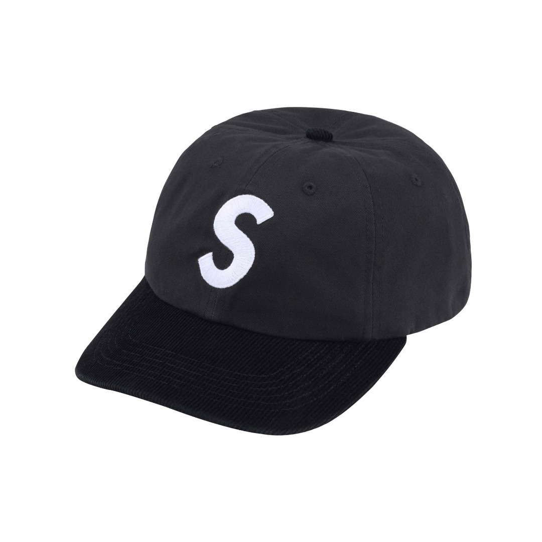Supreme 2-Tone S Logo 6-Panel 'Black' - DesignerGu