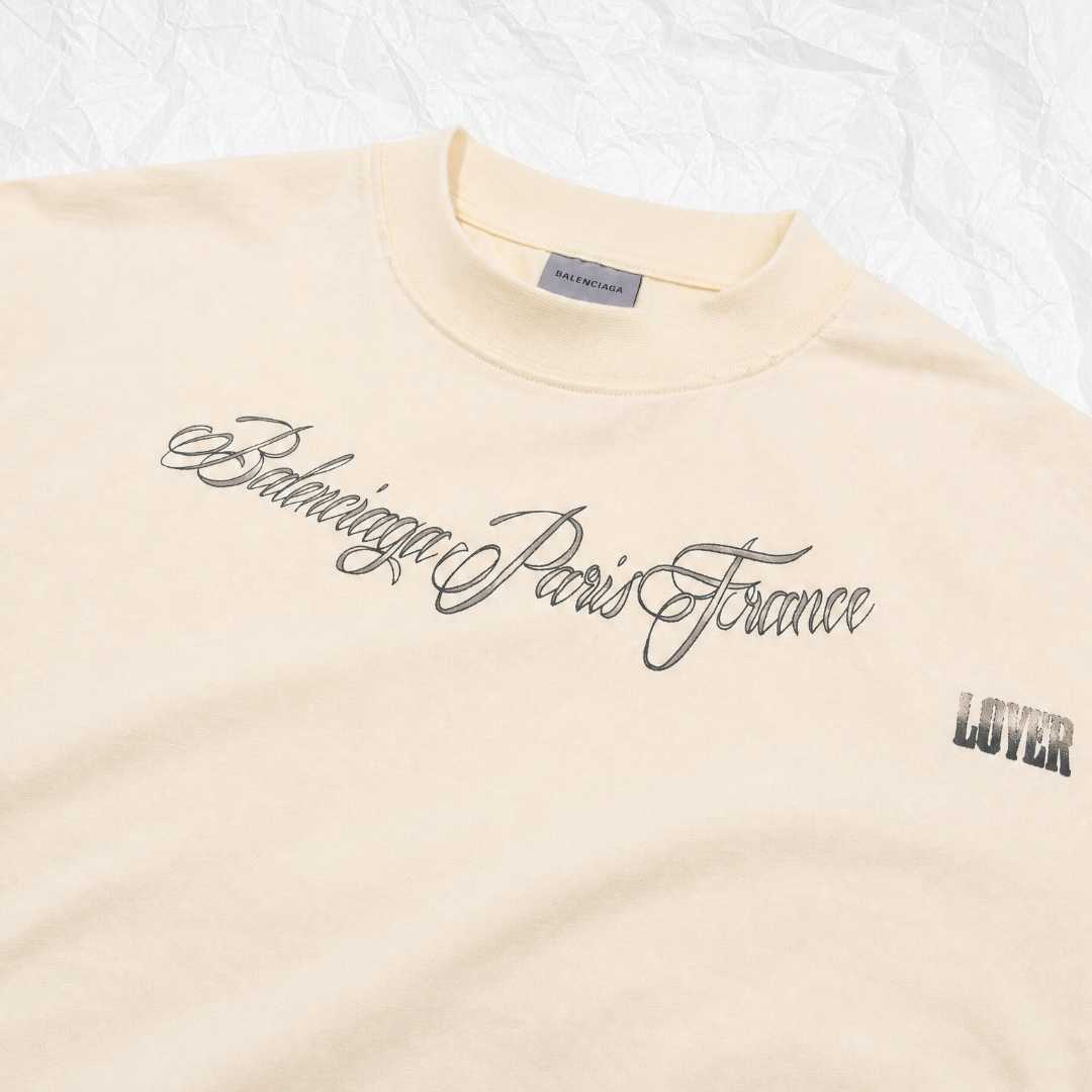 Balenciaga Printed Cotton T-Shirt - DesignerGu
