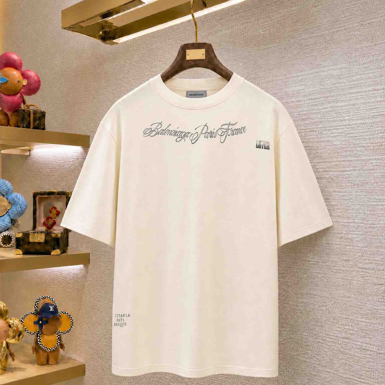 Balenciaga Printed Cotton T-Shirt - DesignerGu