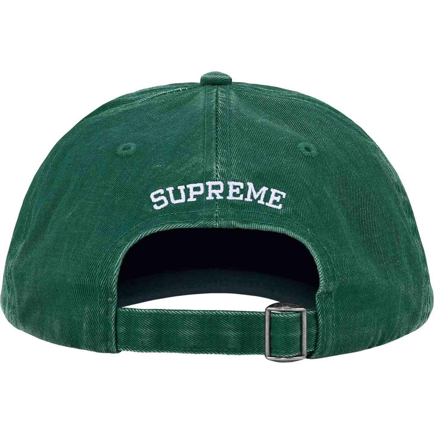 Supreme Pigment Coated S Logo 6 Panel 'Dark Green' - DesignerGu