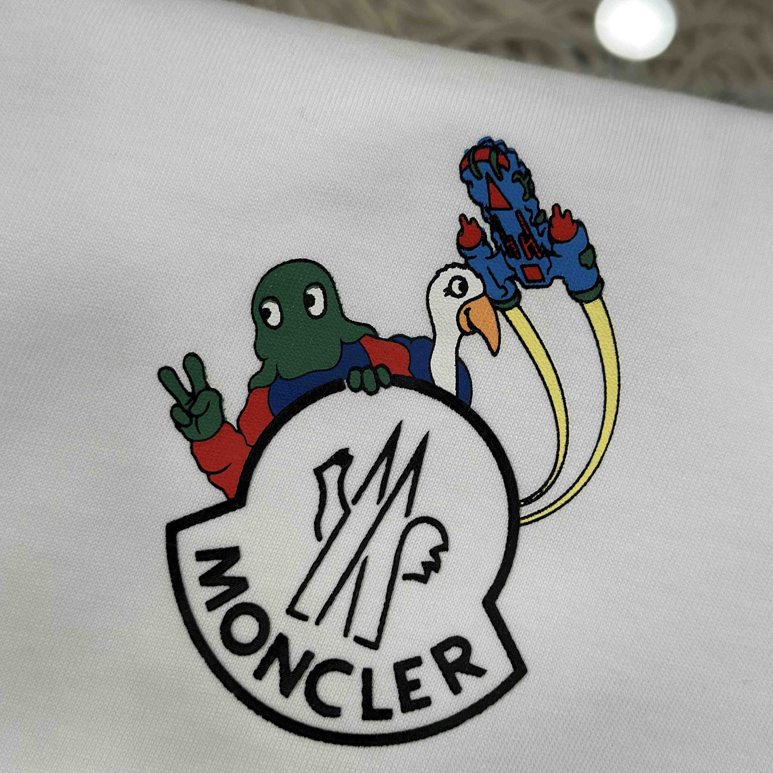 Moncler Space MonDuck Cotton T-Shirt - DesignerGu