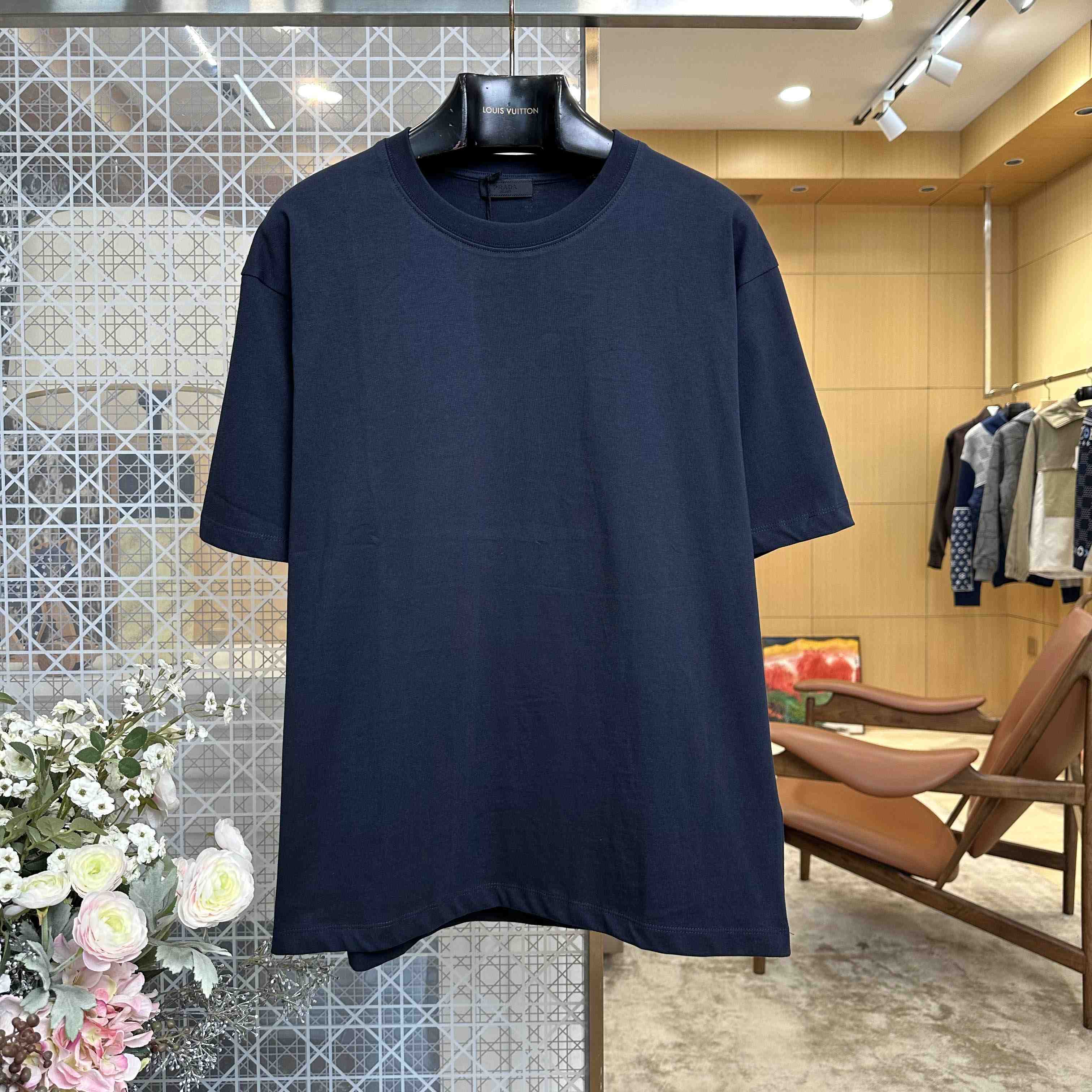 Prada Cotton Jersey T-Shirts - DesignerGu