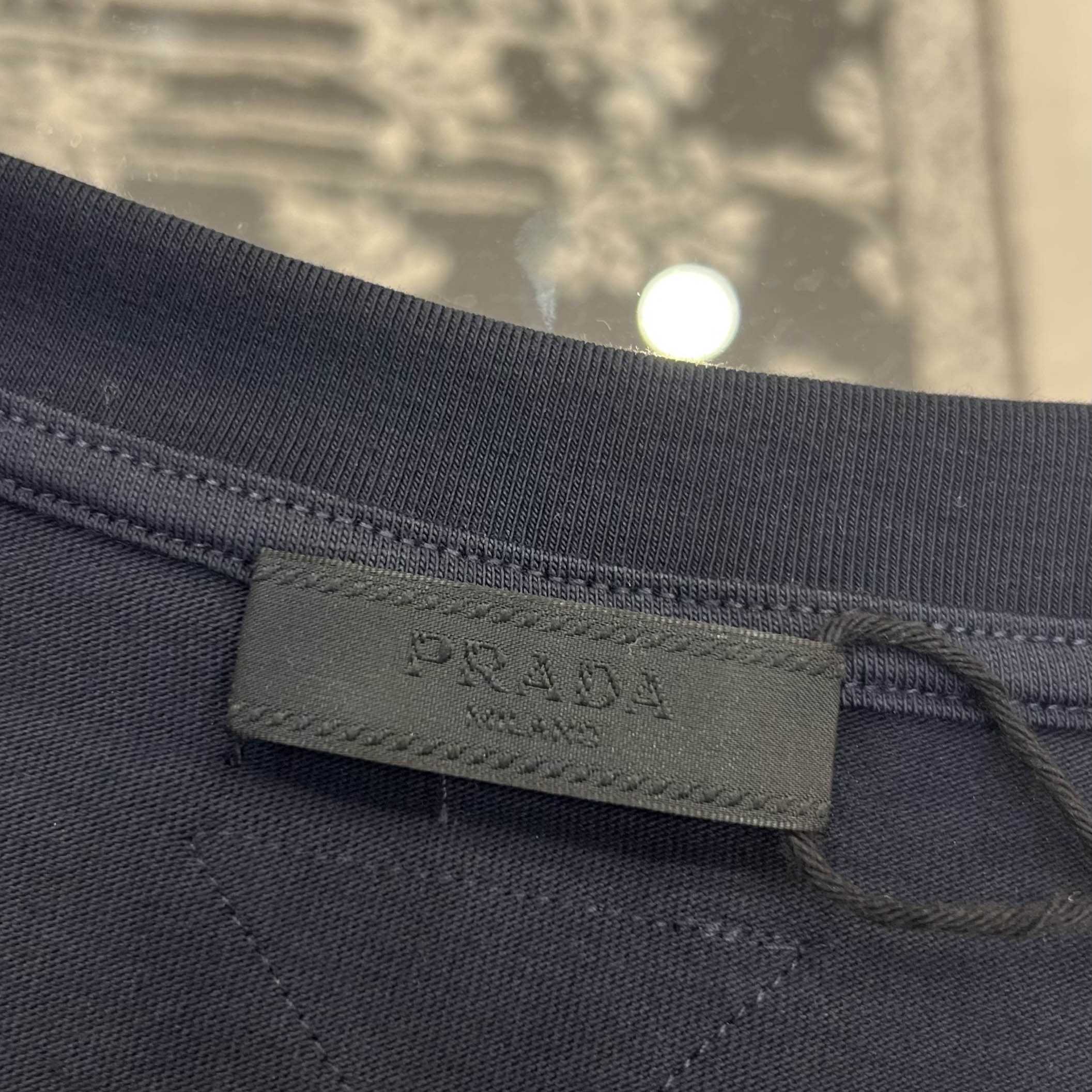 Prada Cotton Jersey T-Shirts - DesignerGu