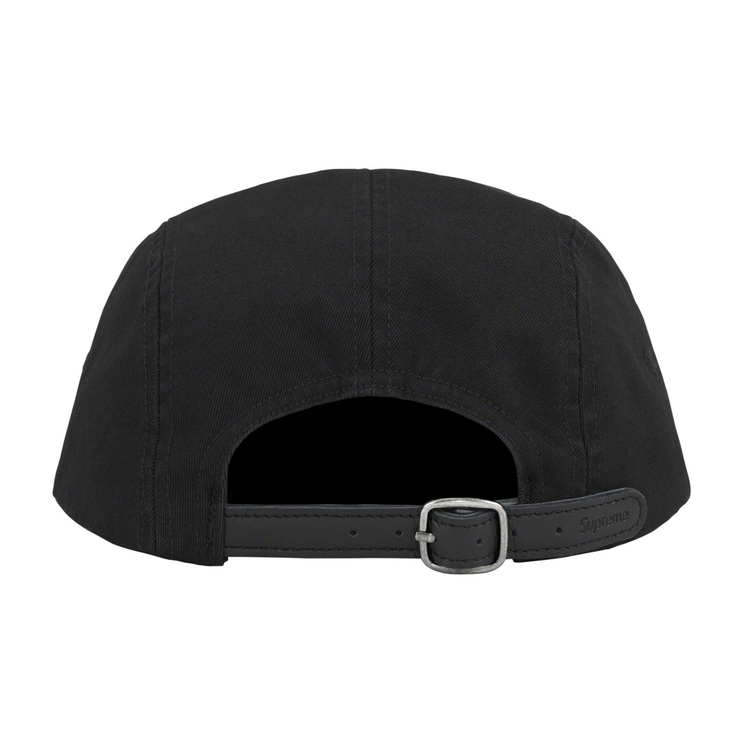 Supreme Washed Chino Twill Camp Cap 'Black' - DesignerGu