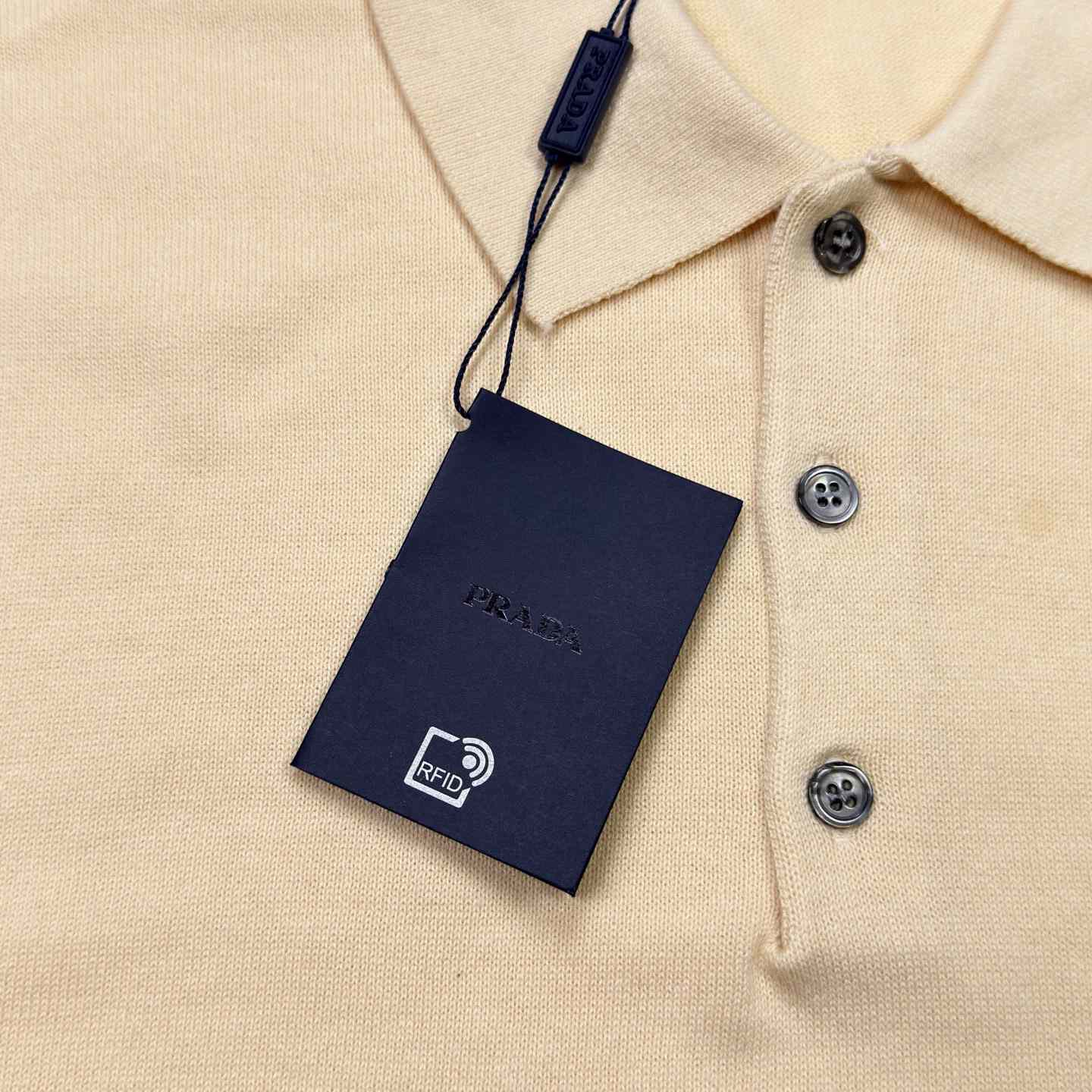 Prada Superfine Wool Polo Shirt - DesignerGu