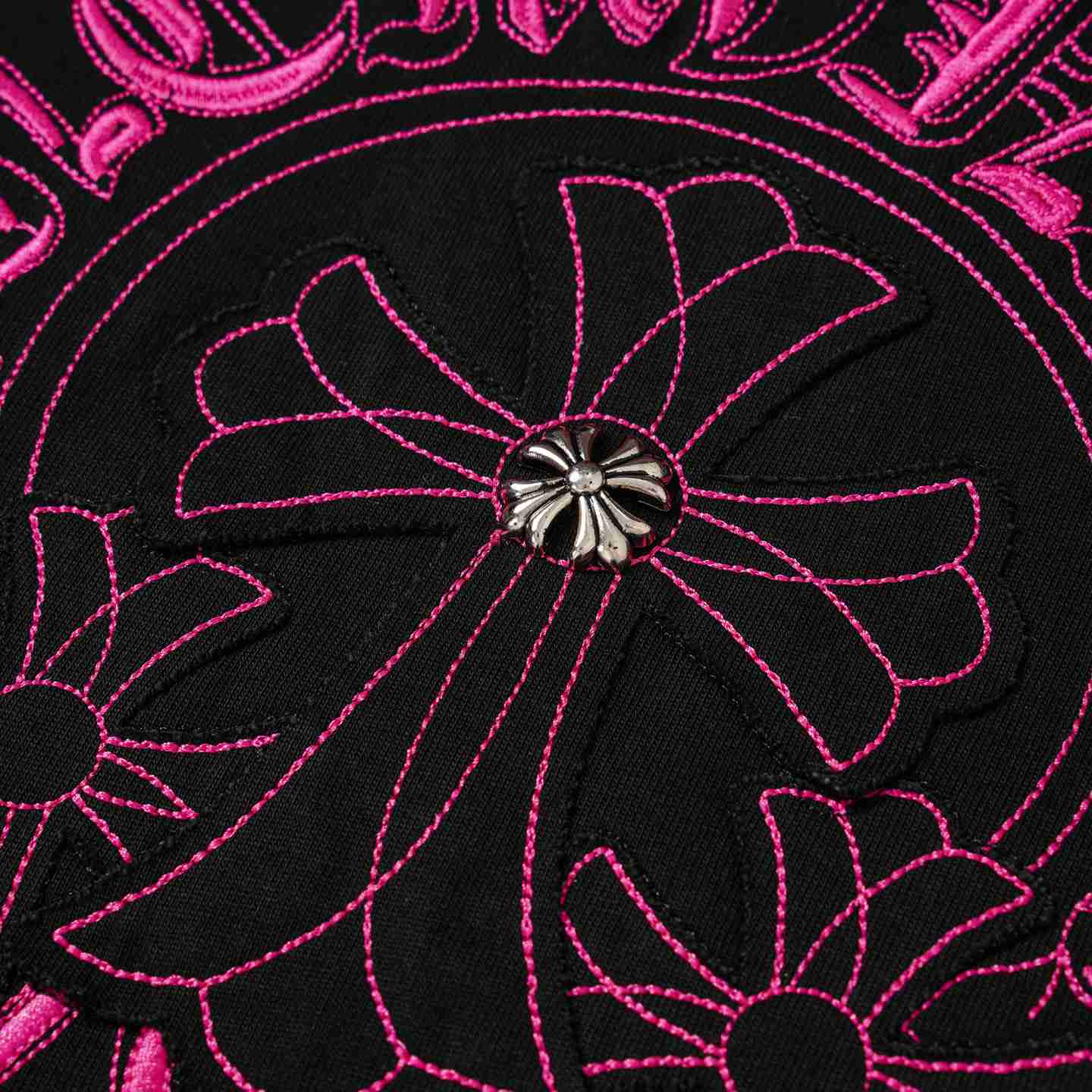Chrome Hearts Horseshoe Logo T-Shirt 'Black' - DesignerGu