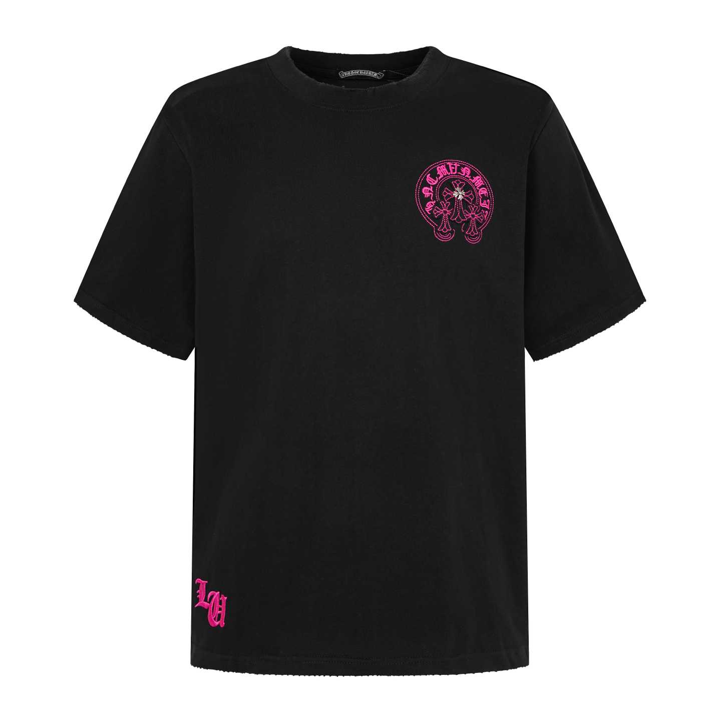 Chrome Hearts Horseshoe Logo T-Shirt 'Black' - DesignerGu