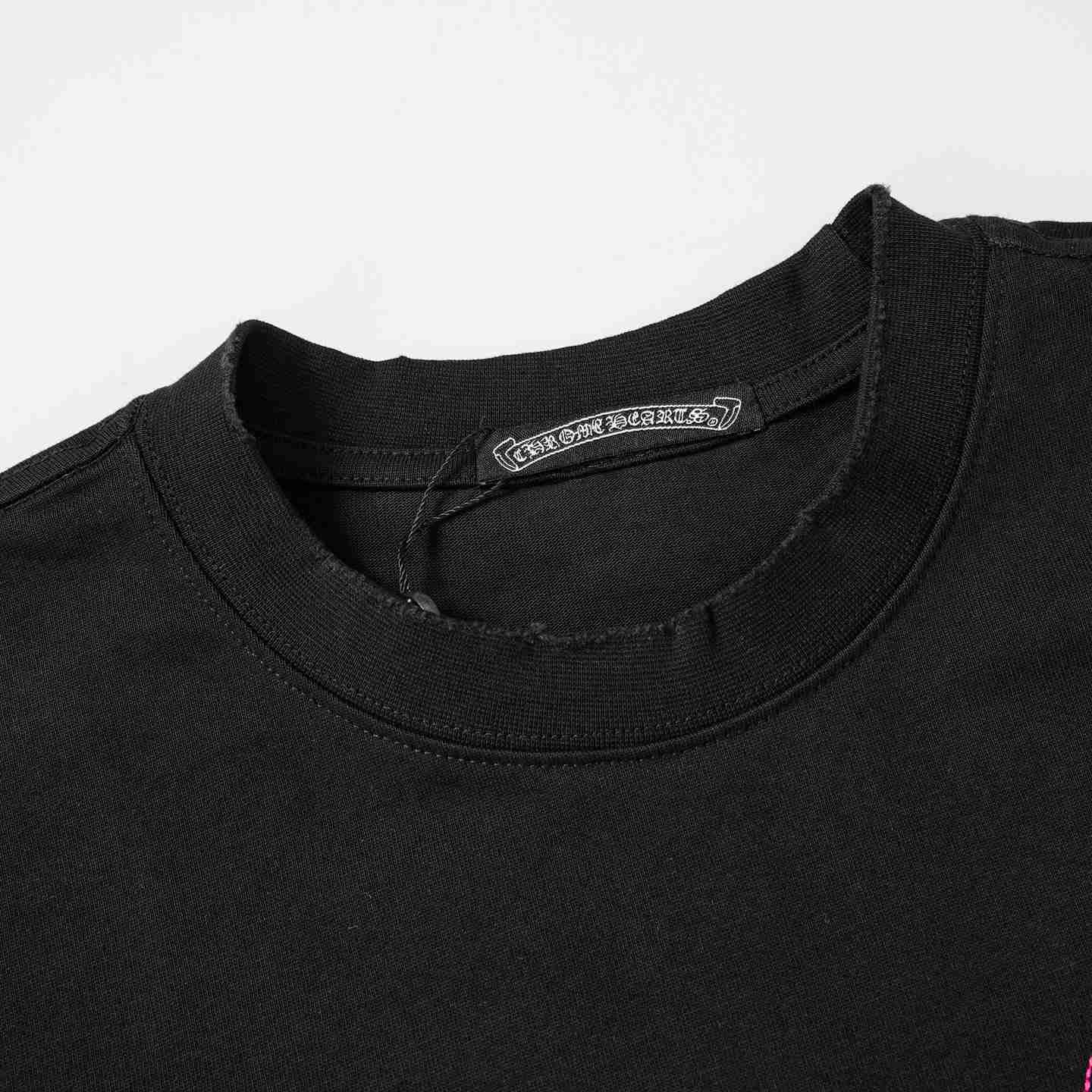 Chrome Hearts Horseshoe Logo T-Shirt 'Black' - DesignerGu