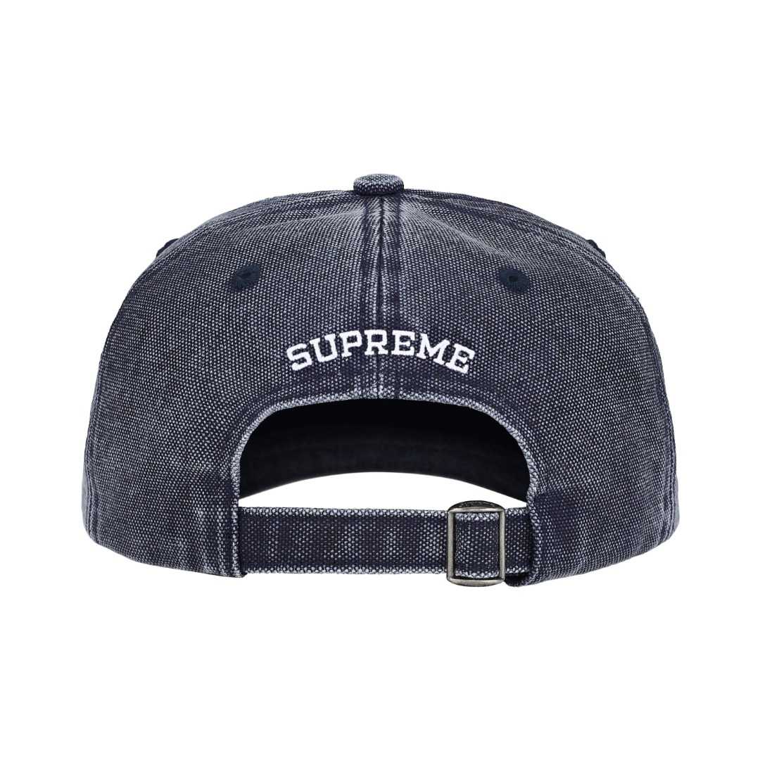 Supreme Pigment Coated S Logo 6-Panel 'Navy' - DesignerGu