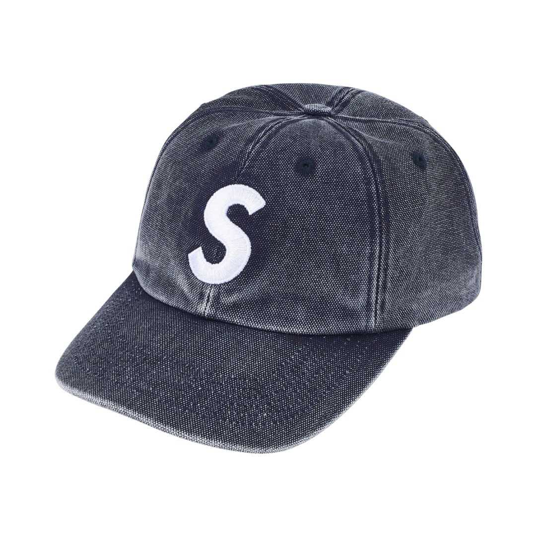 Supreme Pigment Coated S Logo 6-Panel 'Navy' - DesignerGu