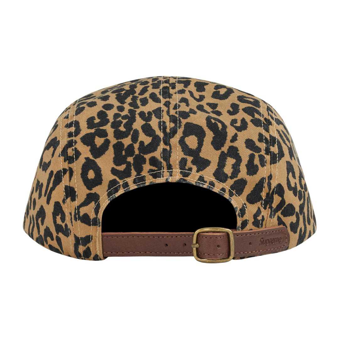 Supreme Washed Chino Twill Camp Cap 'Leopard' - DesignerGu