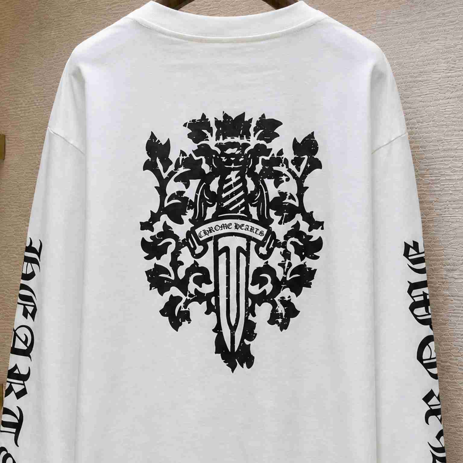 Chrome Hearts Dagger Waffle Thermal Long Sleeve Tee - DesignerGu