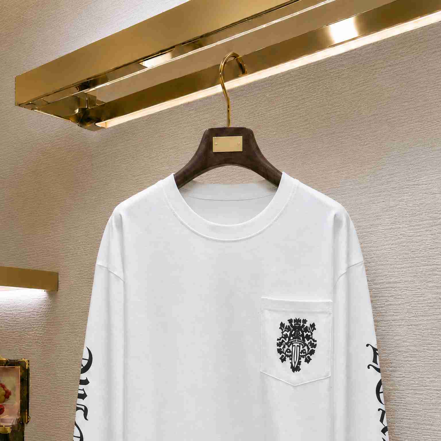 Chrome Hearts Dagger Waffle Thermal Long Sleeve Tee - DesignerGu