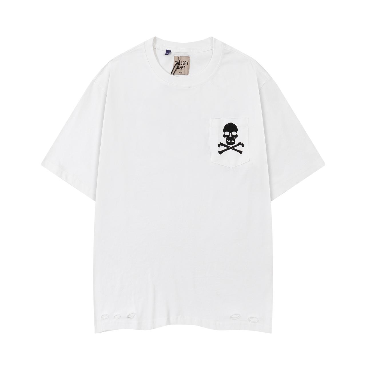 Gallery Dept. Skull And Crossbones T-Shirt - DesignerGu