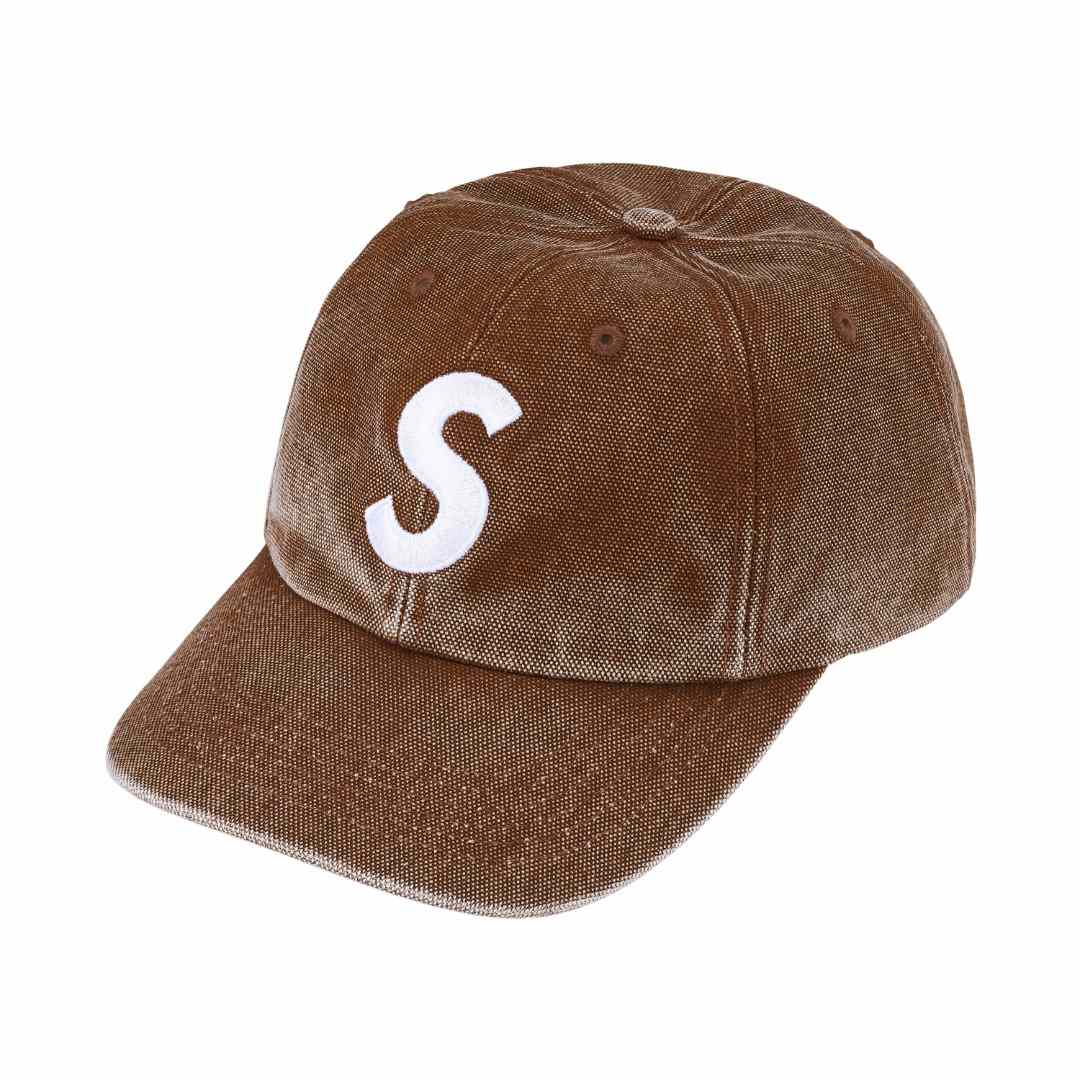 Supreme Pigment Print S Logo 6-Panel 'Brown' - DesignerGu