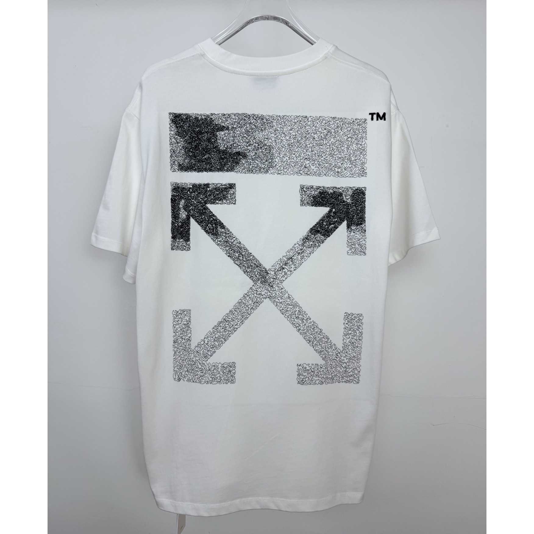 Off-White Scribble Arrows T-Shirt - DesignerGu