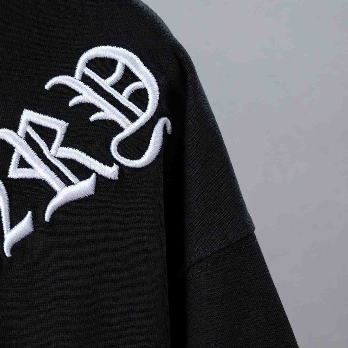 Chrome Hearts Embroidered Round Neck Short Sleeve Shirt 'Black' - DesignerGu