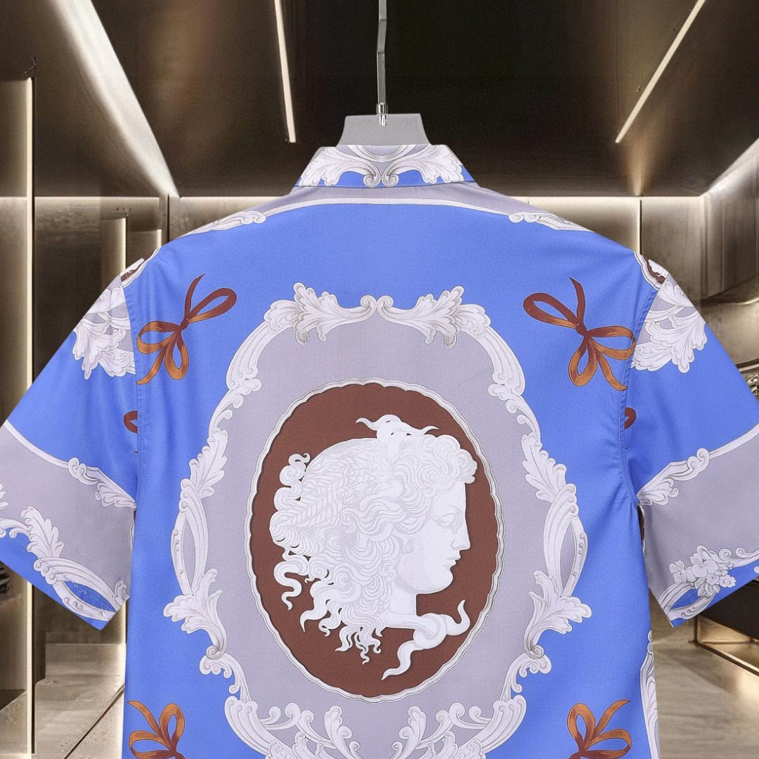 Versace Cameo Silk Shirt - DesignerGu