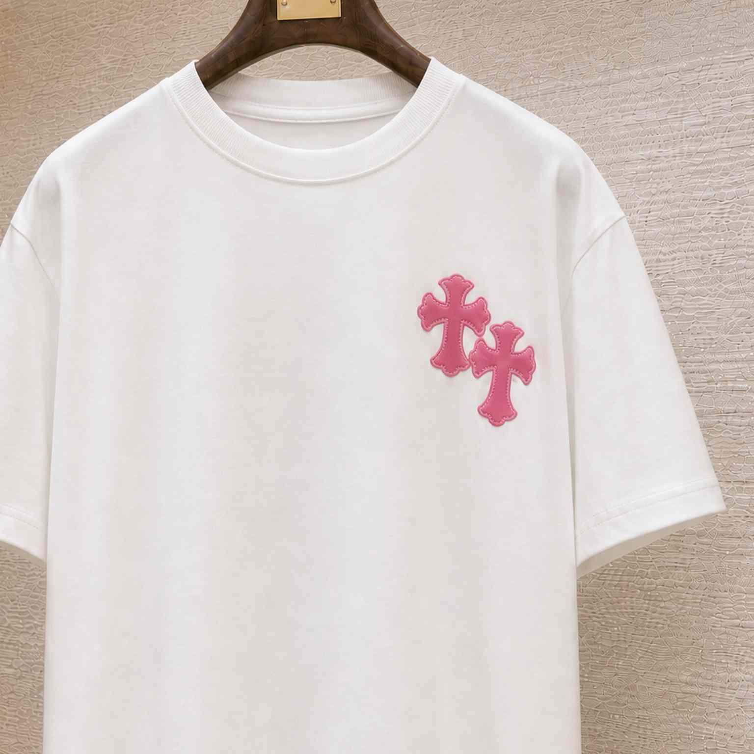 Chrome Hearts  Croce Heart Cross T-shirt - DesignerGu