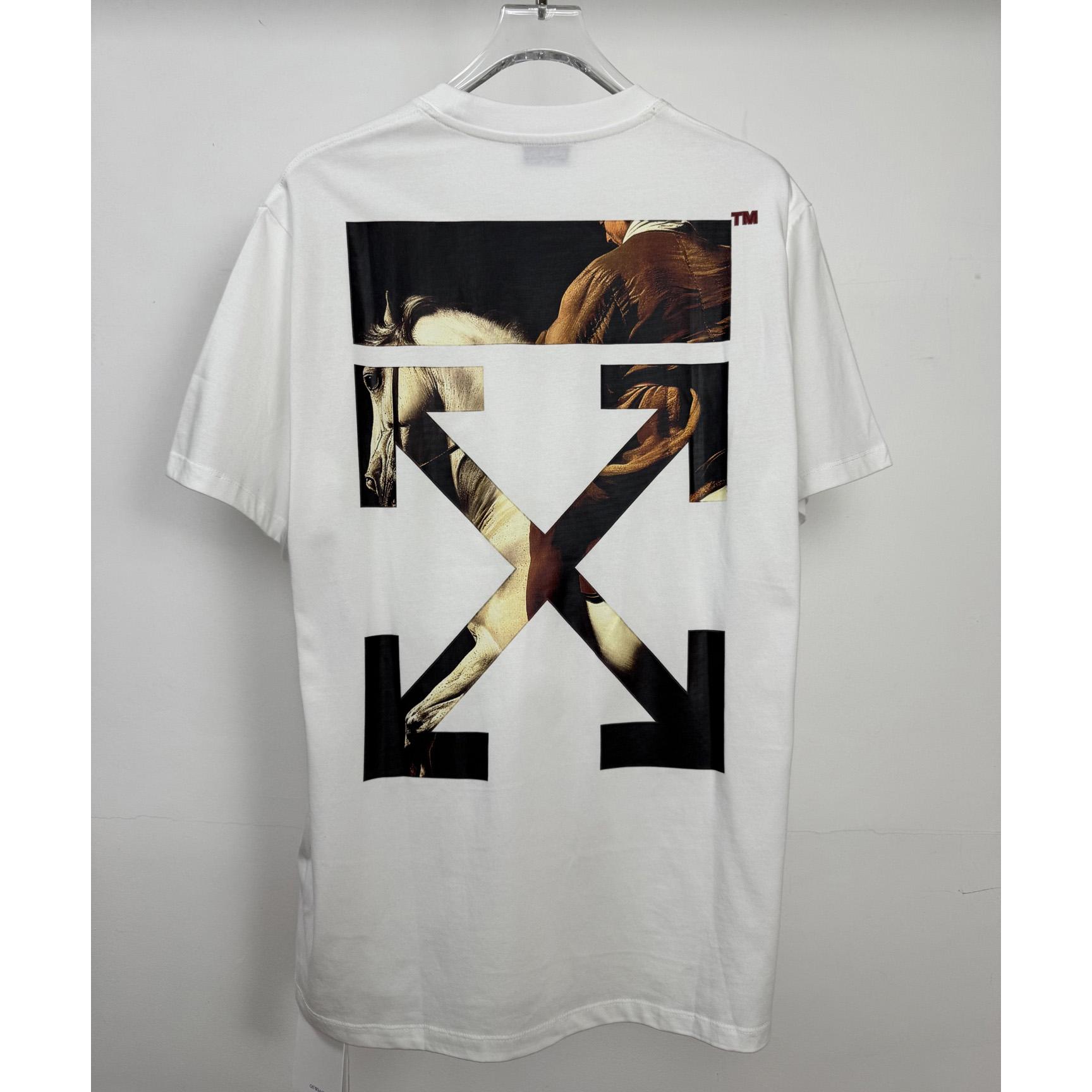 Off-White Renaissance Arrows Grafik T-Shirt 'White' - DesignerGu