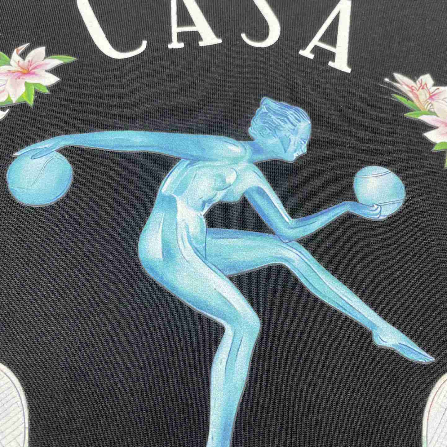 Casablanca Statue En Marbre Short Sleeve T‑Shirt C869 - DesignerGu