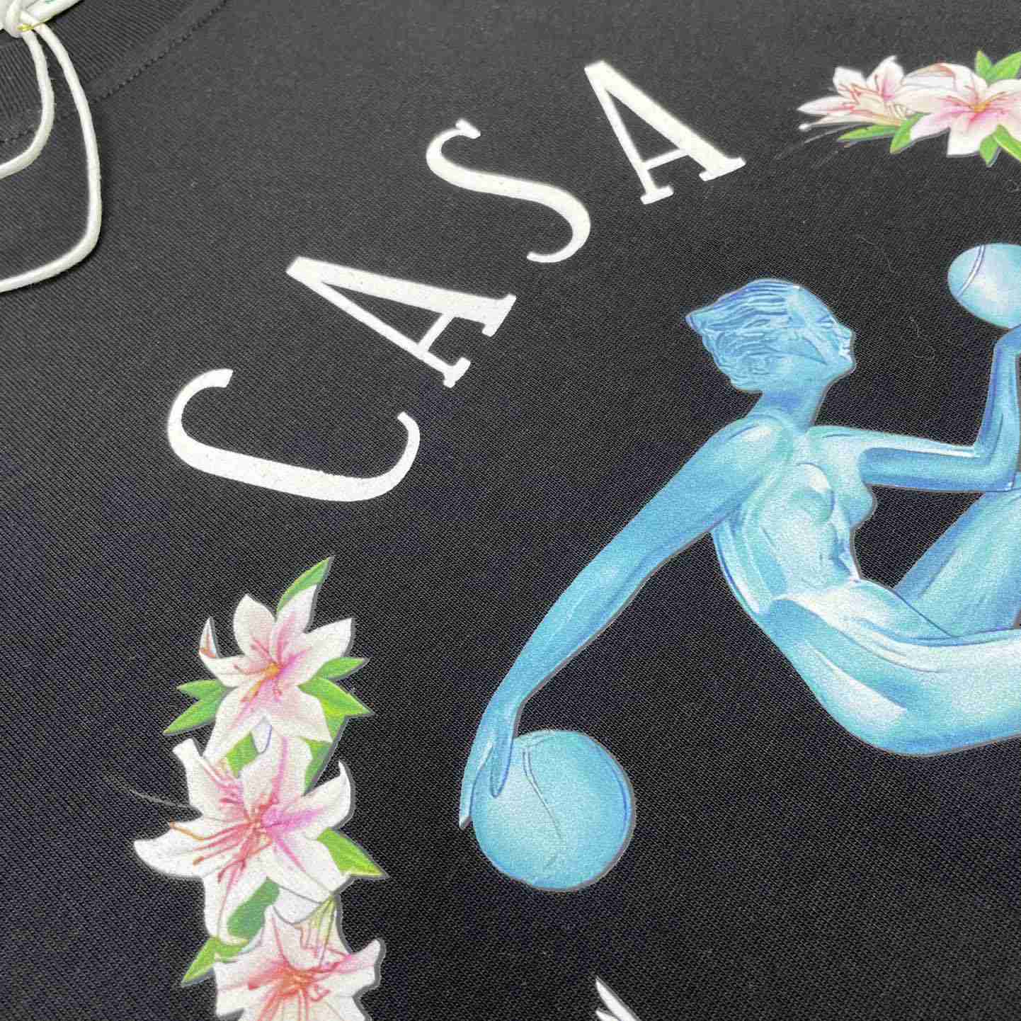 Casablanca Statue En Marbre Short Sleeve T‑Shirt C869 - DesignerGu