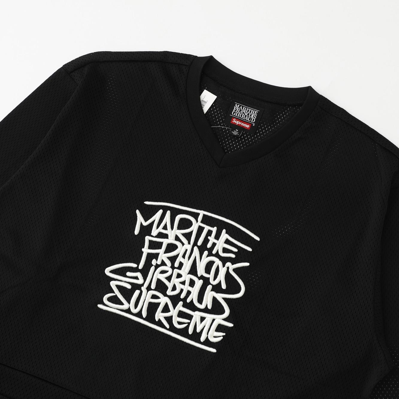 Supreme x Martithé + François Girbaud Hockey Jersey 'Black' - DesignerGu