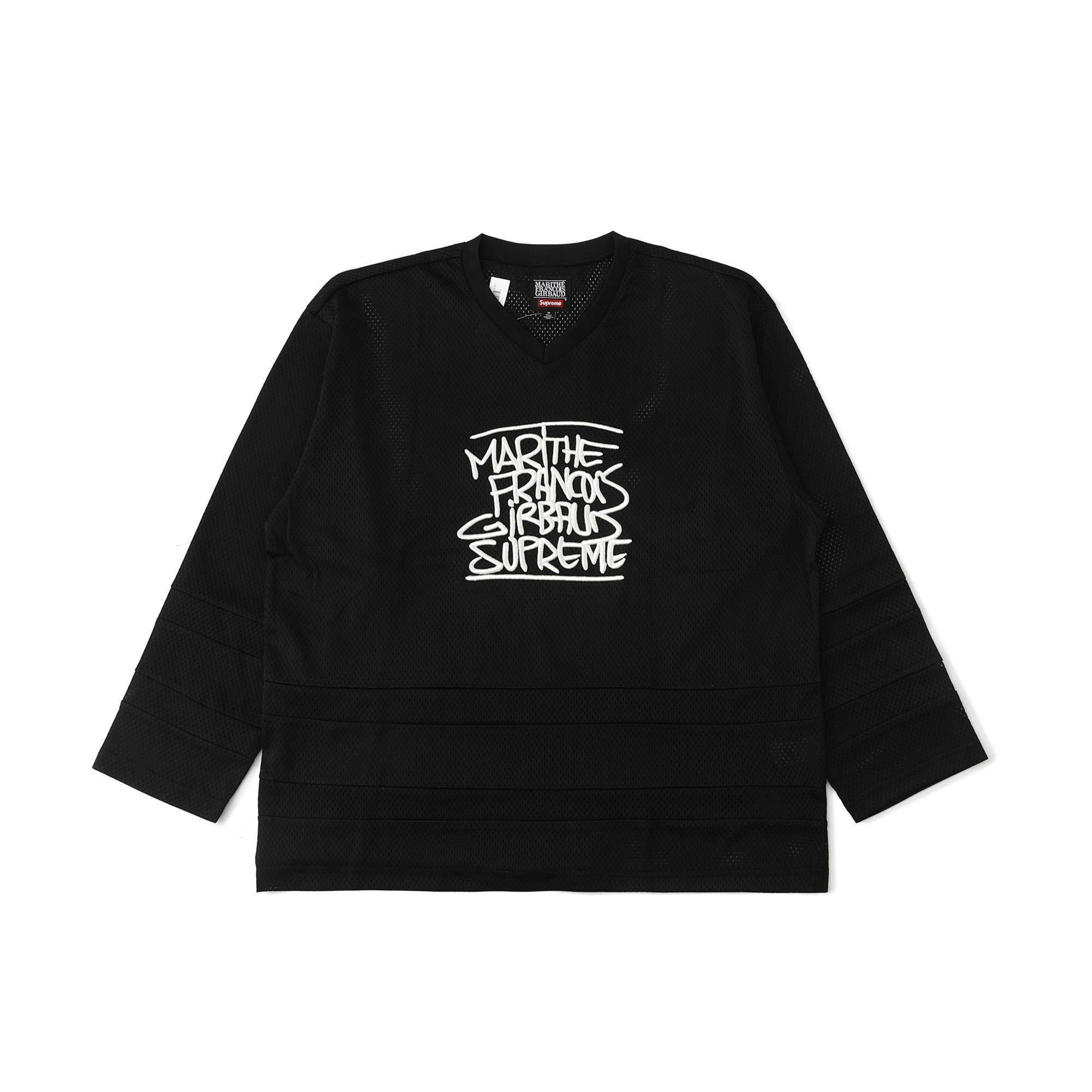 Supreme x Martithé + François Girbaud Hockey Jersey 'Black' - DesignerGu