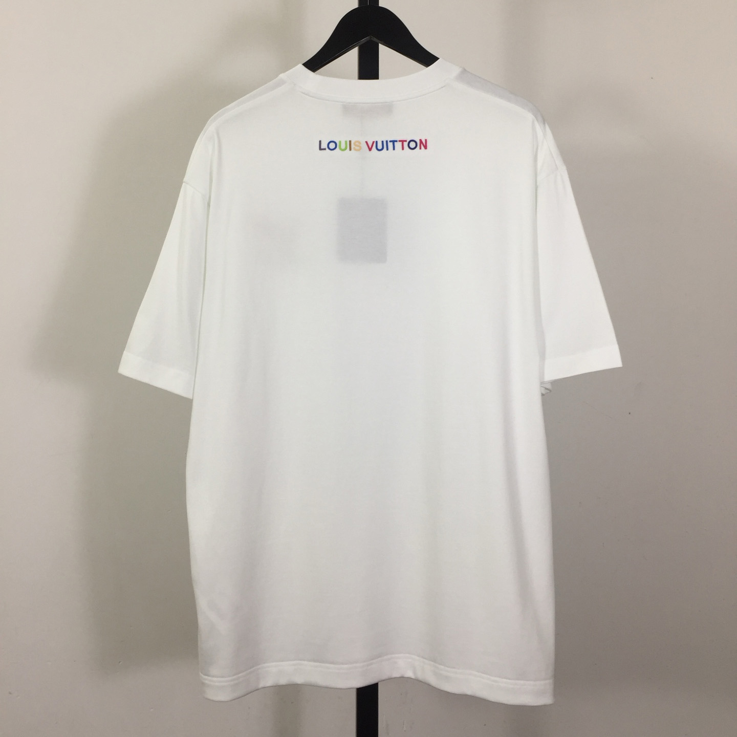 Louis Vuitton Logo Cotton T-Shirt  - DesignerGu