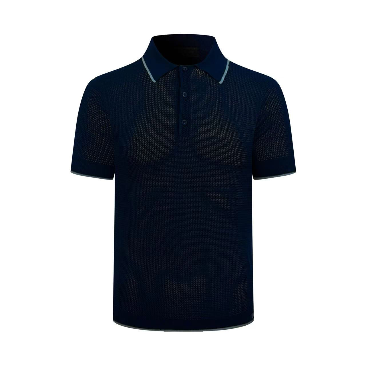 Prada Silk And Cotton Polo Shirt - DesignerGu