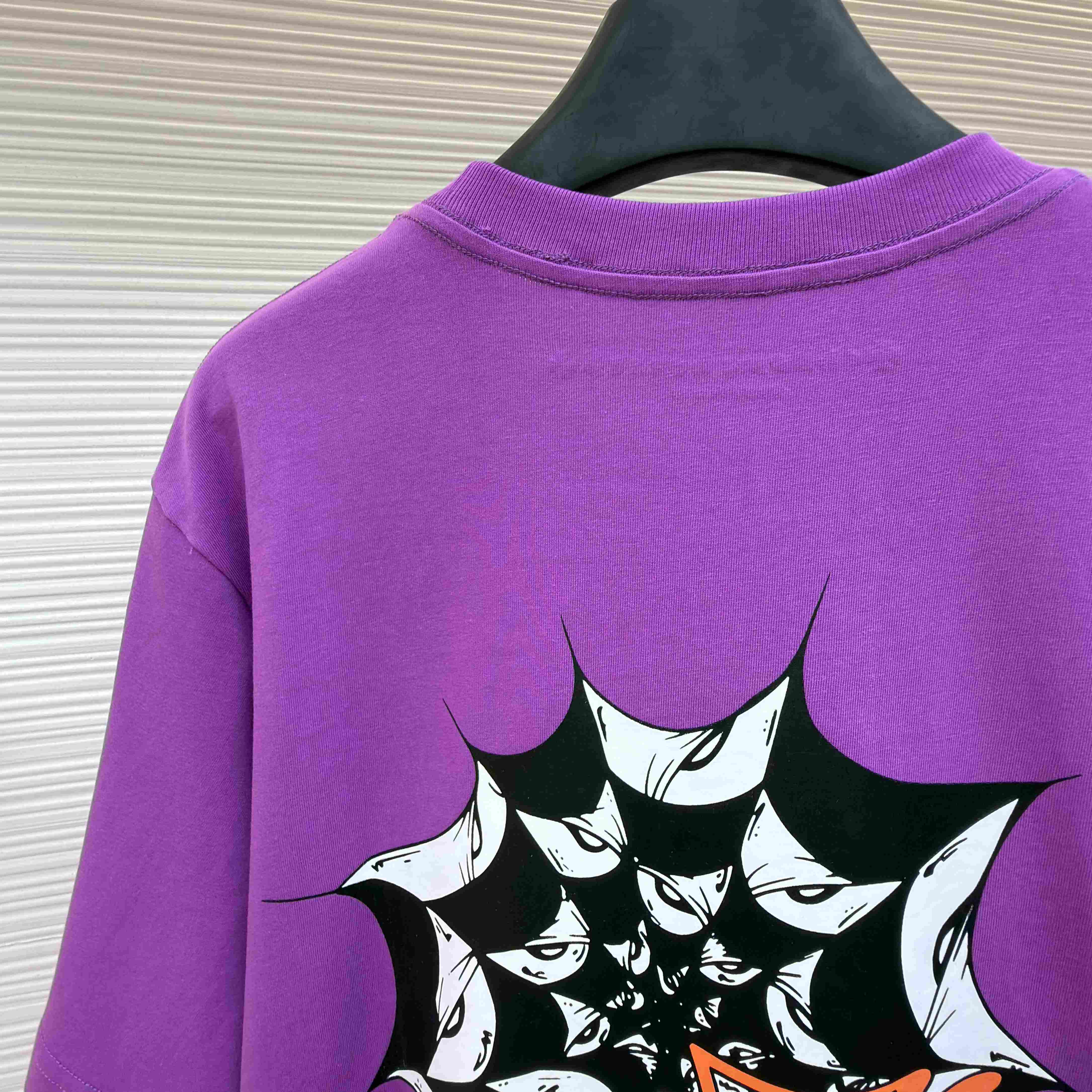Chrome Hearts x Matty Boy Spider Web T-Shirt 'Purple' - DesignerGu