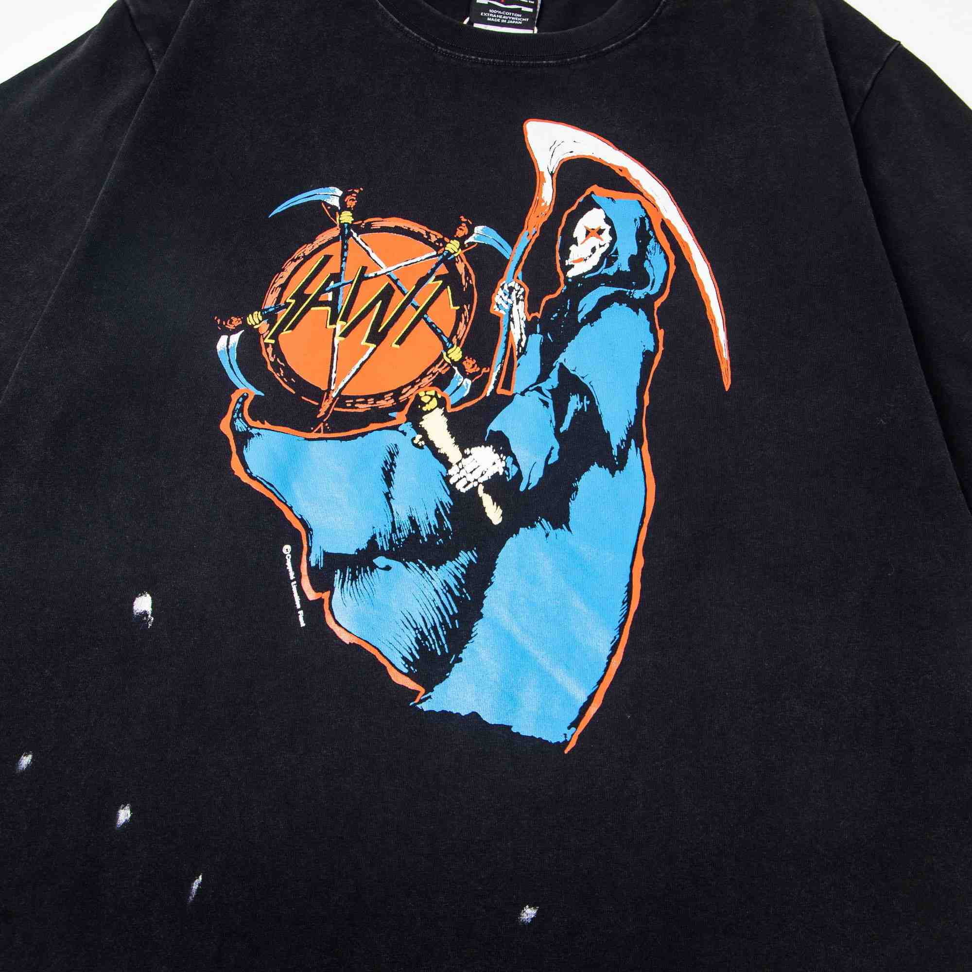 Saint Michael Birth & Death T-Shirt 'Black' - DesignerGu
