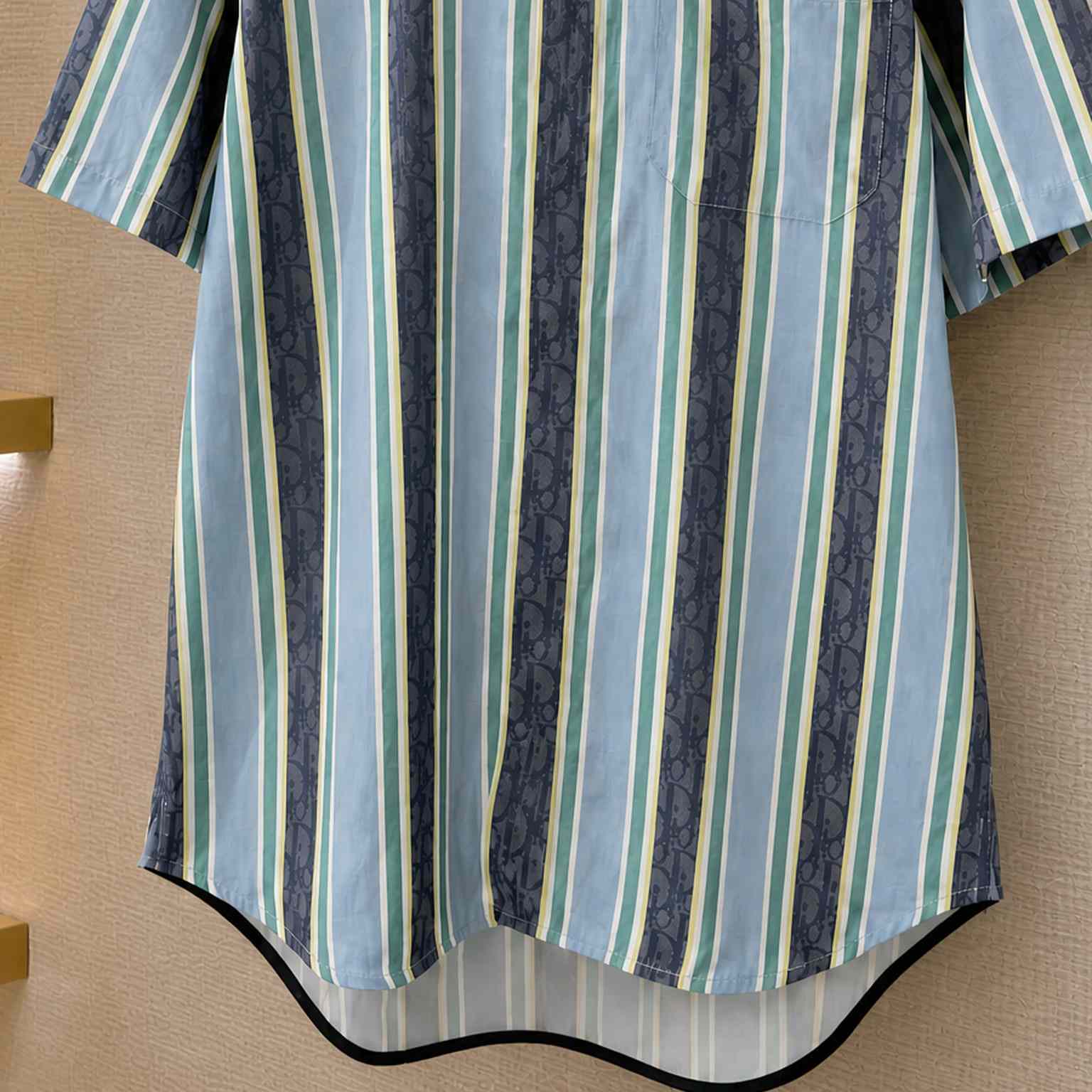 Dior Dioriviera Dior Oblique Sun Stripes Short-Sleeved Shirt - DesignerGu