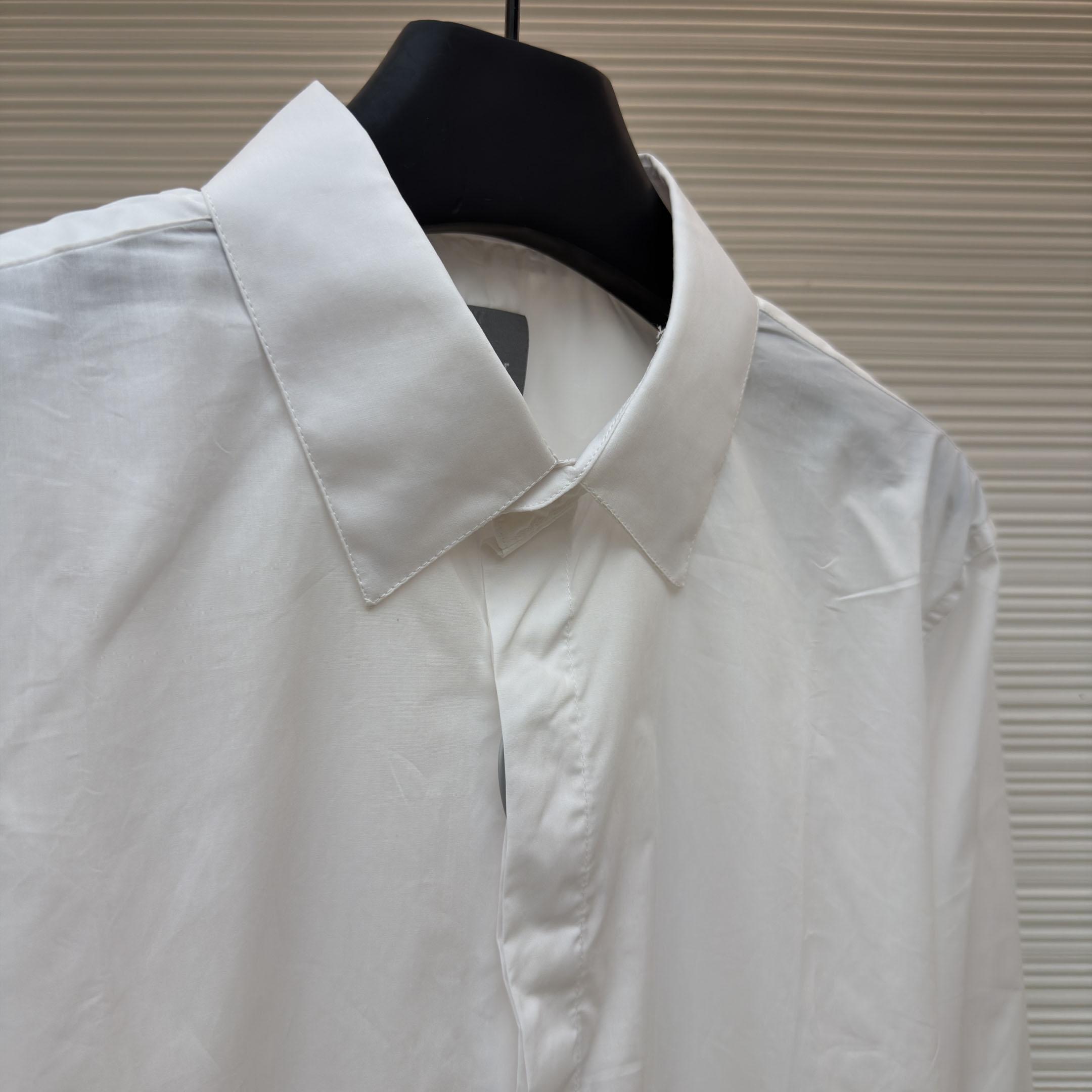 Dior Shirt With Dior Embroidery - DesignerGu