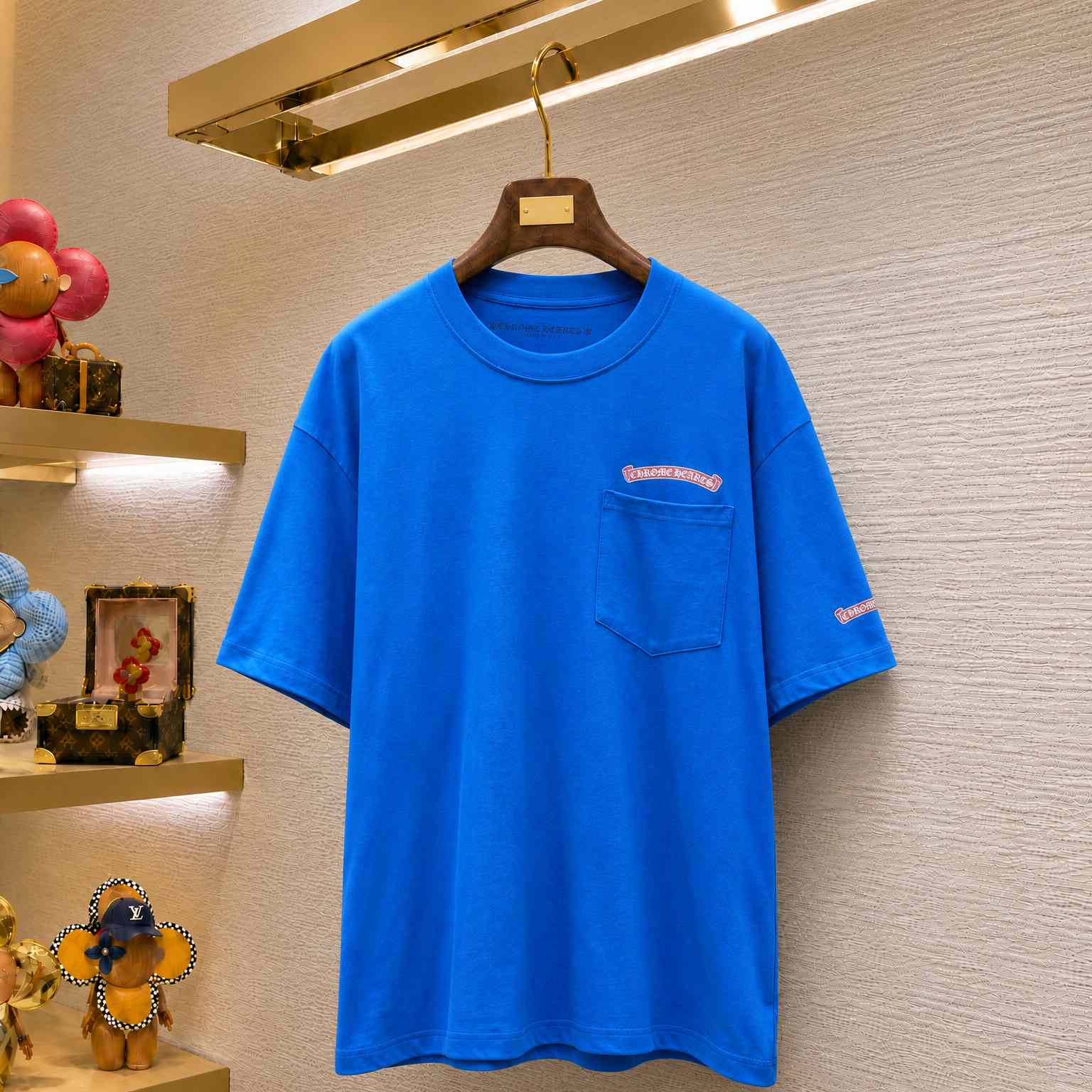 Chrome Hearts  Scroll Label Pocket T-Shirt   - DesignerGu