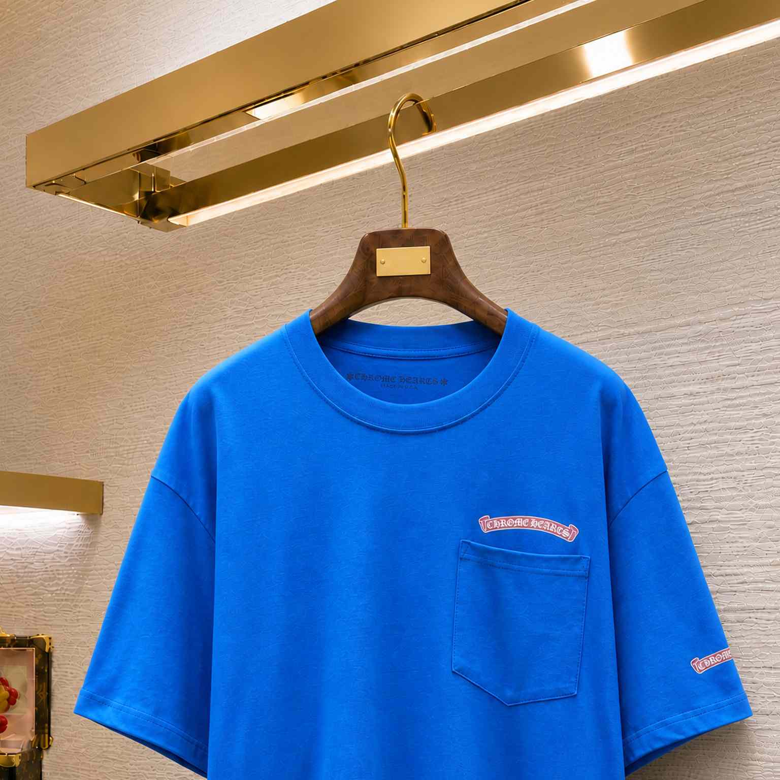 Chrome Hearts  Scroll Label Pocket T-Shirt   - DesignerGu
